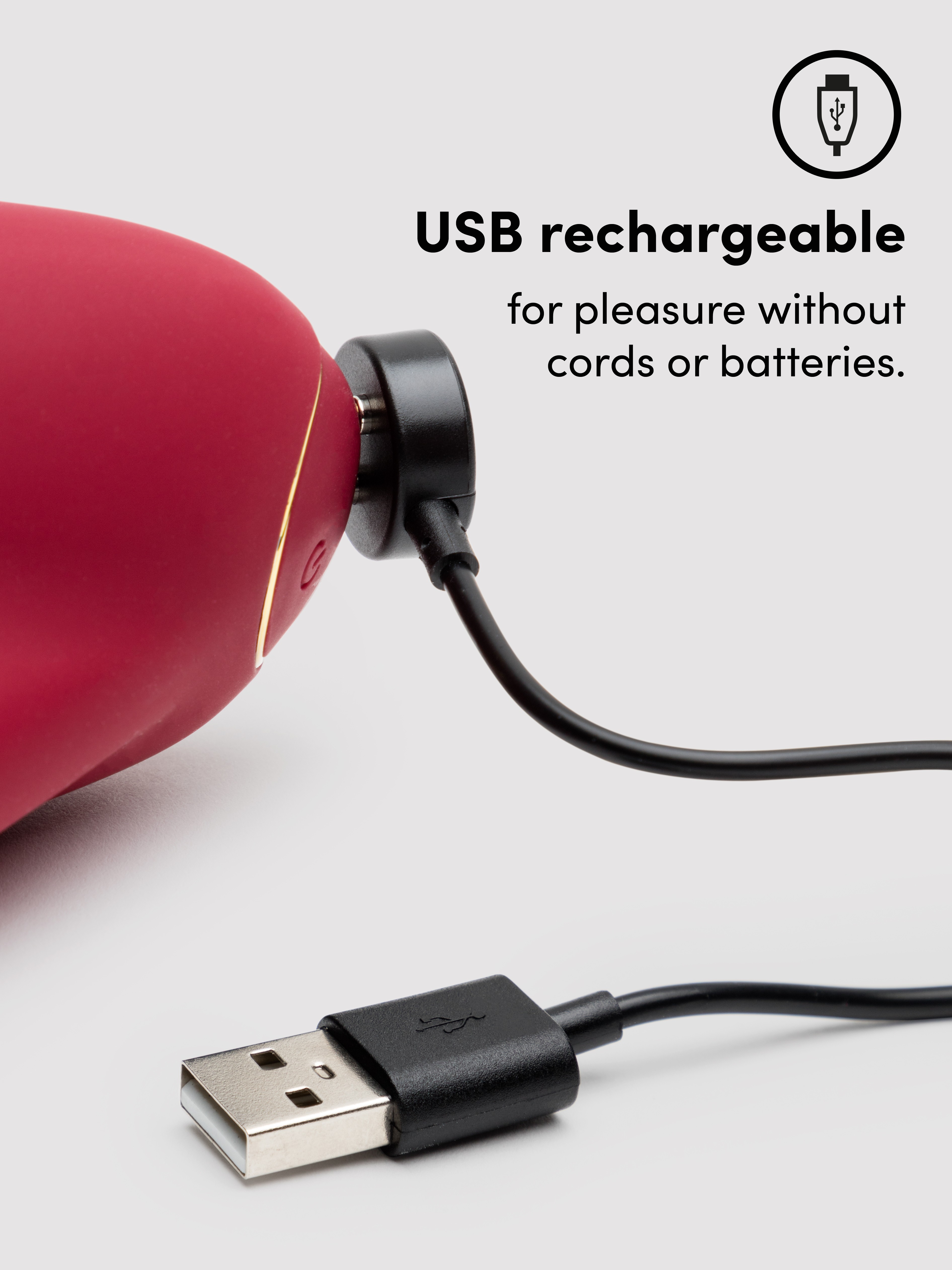 Womanizer Red Duo Rechargeable G-Spot and Clitoral Stimulator, Red, hi-res