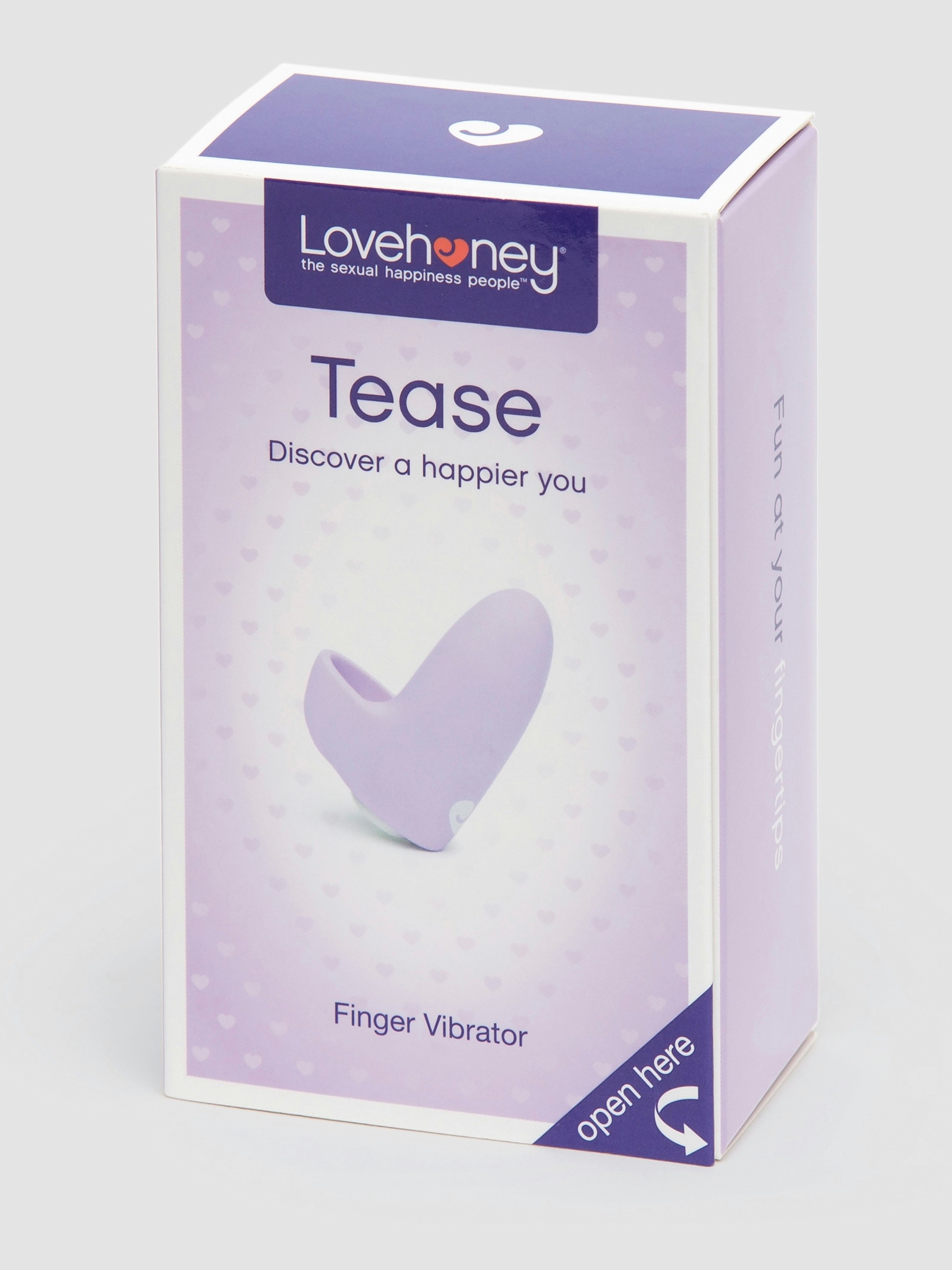 Lovehoney Tease Finger Vibrator, Purple, hi-res