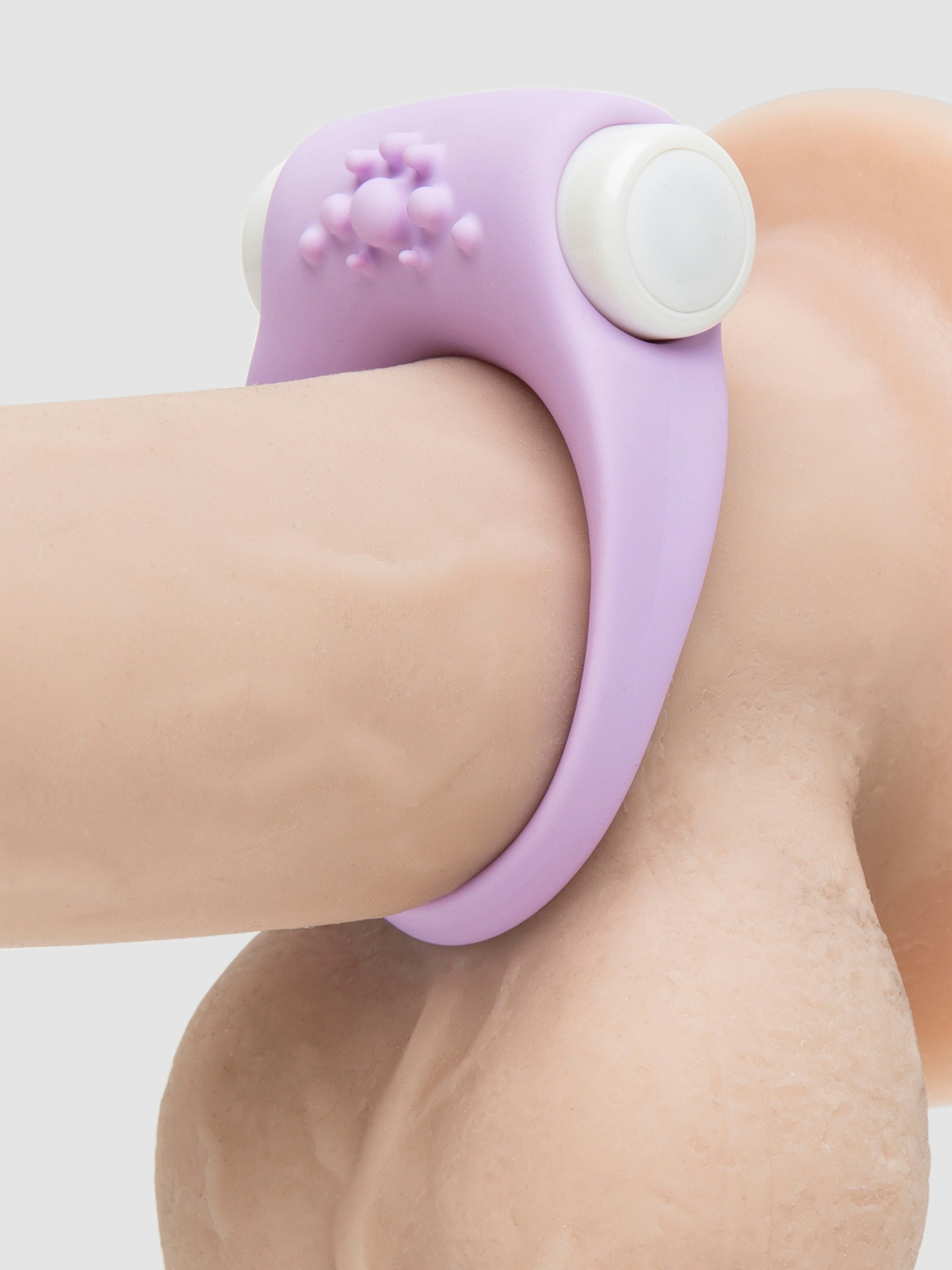 Lovehoney Buzz Vibrating Love Ring, Purple, hi-res