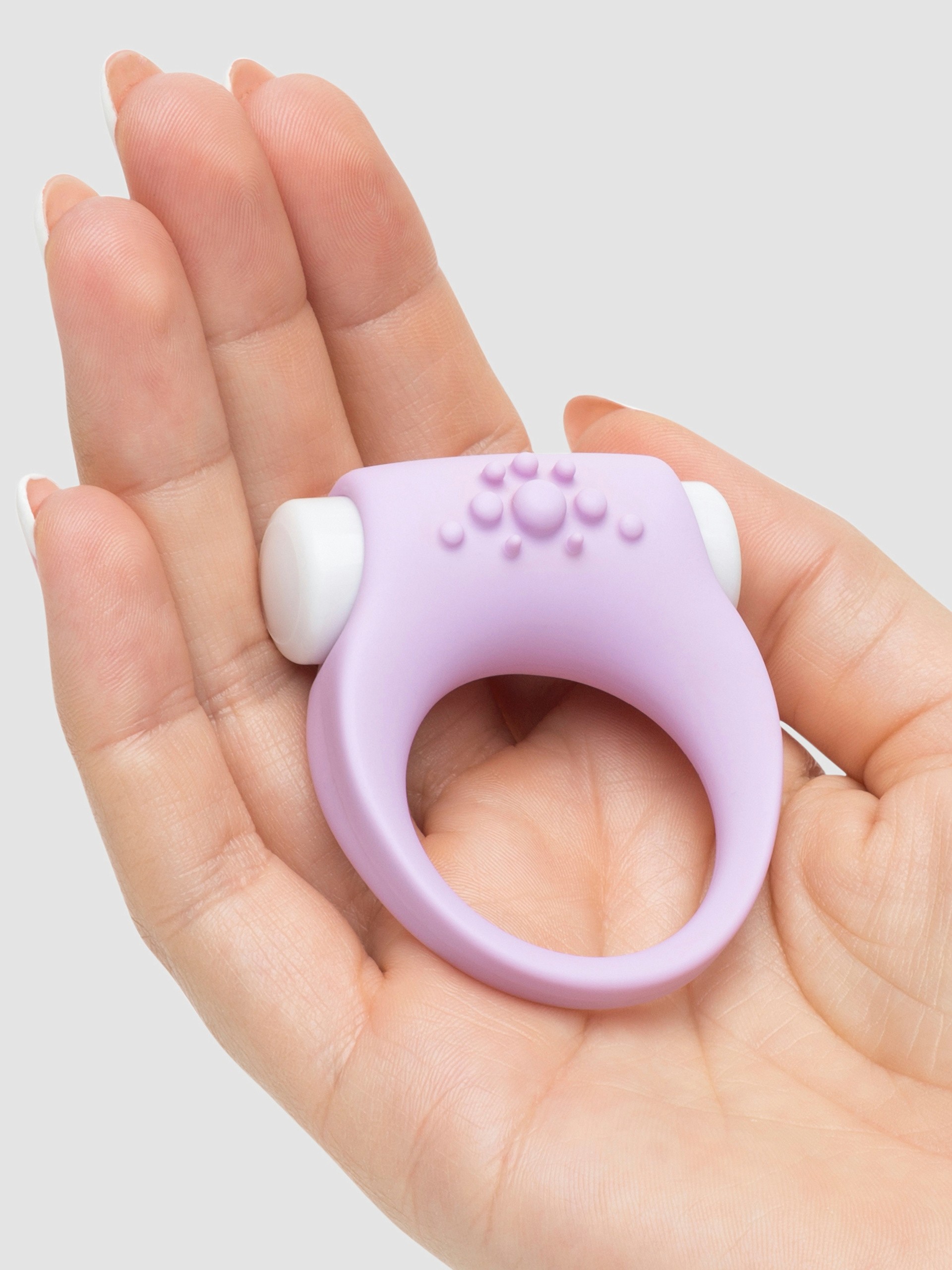 Lovehoney Buzz Vibrating Love Ring, Purple, hi-res
