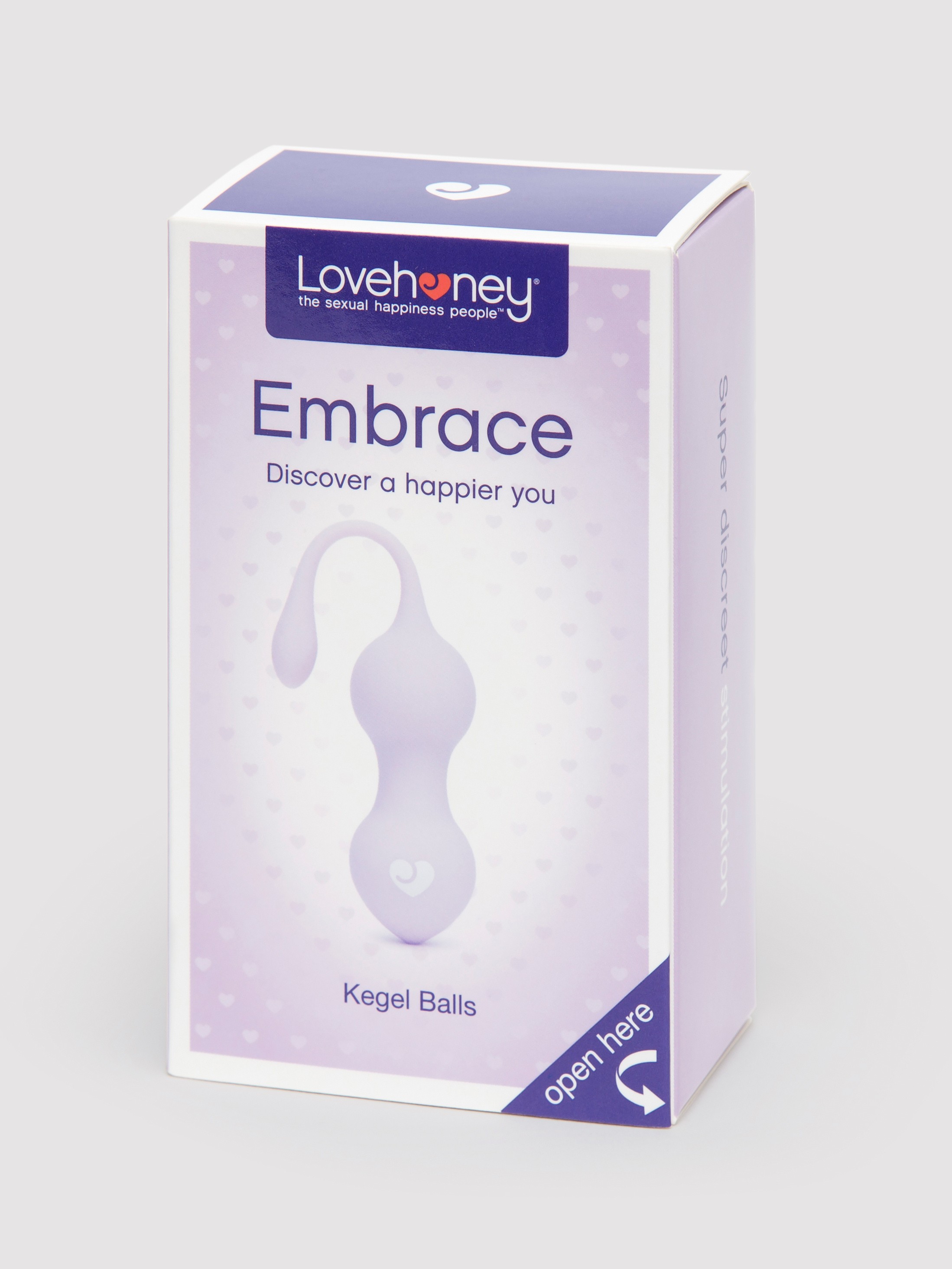 Lovehoney Embrace Silicone Kegel Balls, Purple, hi-res