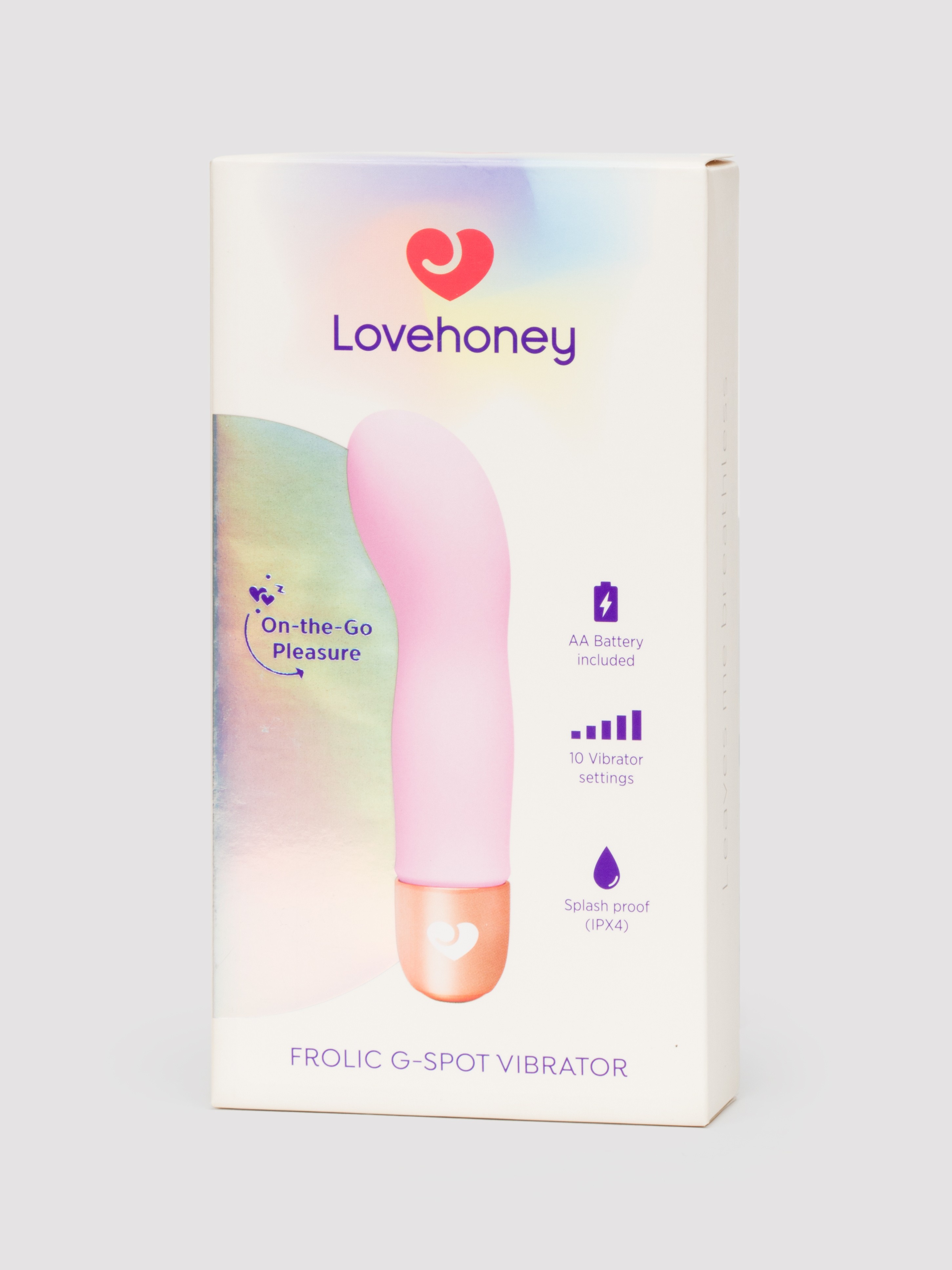 Lovehoney Frolic 10 Function Silicone G-Spot Vibrator, Pink, hi-res