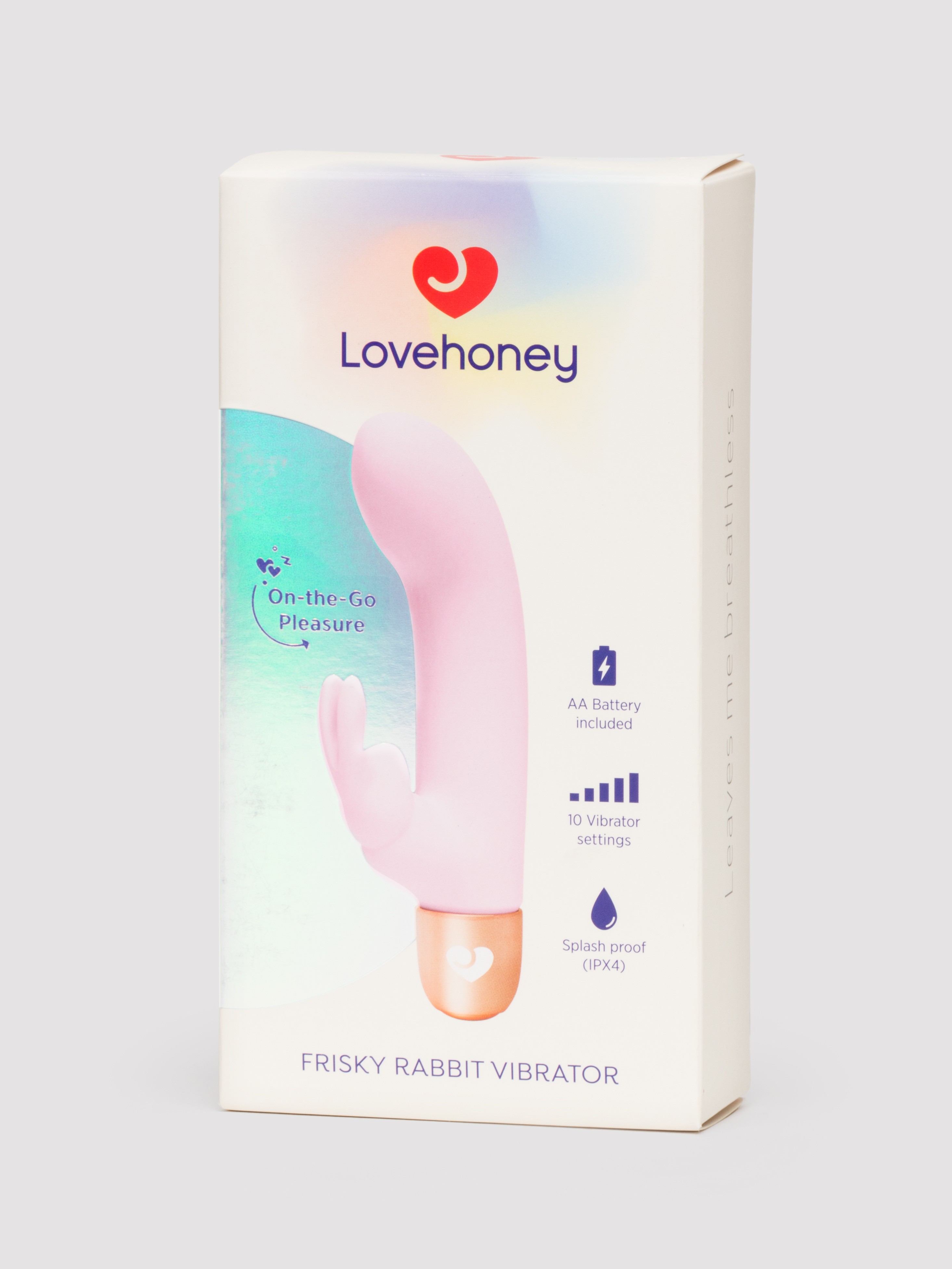 Lovehoney Frisky 10 Function Silicone Rabbit Vibrator 	, Pink, hi-res