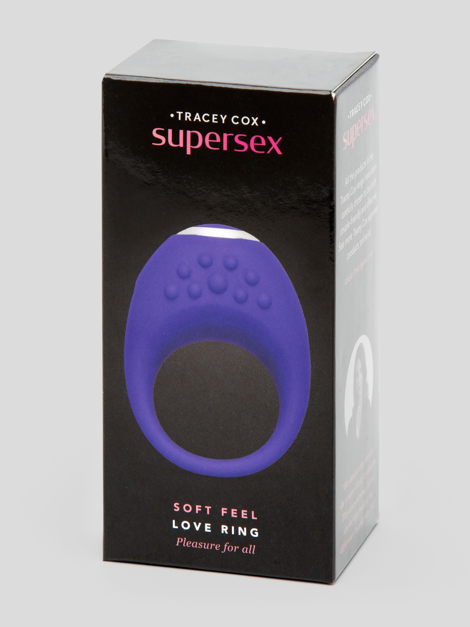 Tracey Cox Supersex Powerful Rechargeable Vibrating Love Ring, Purple, hi-res