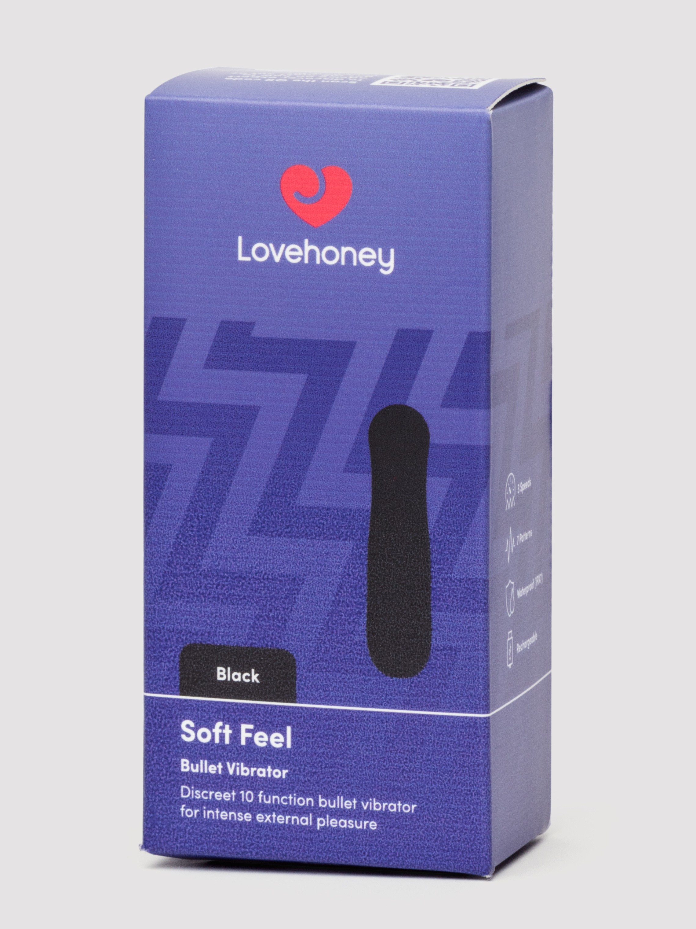 Lovehoney Black Soft Feel Bullet Vibrator, Black, hi-res