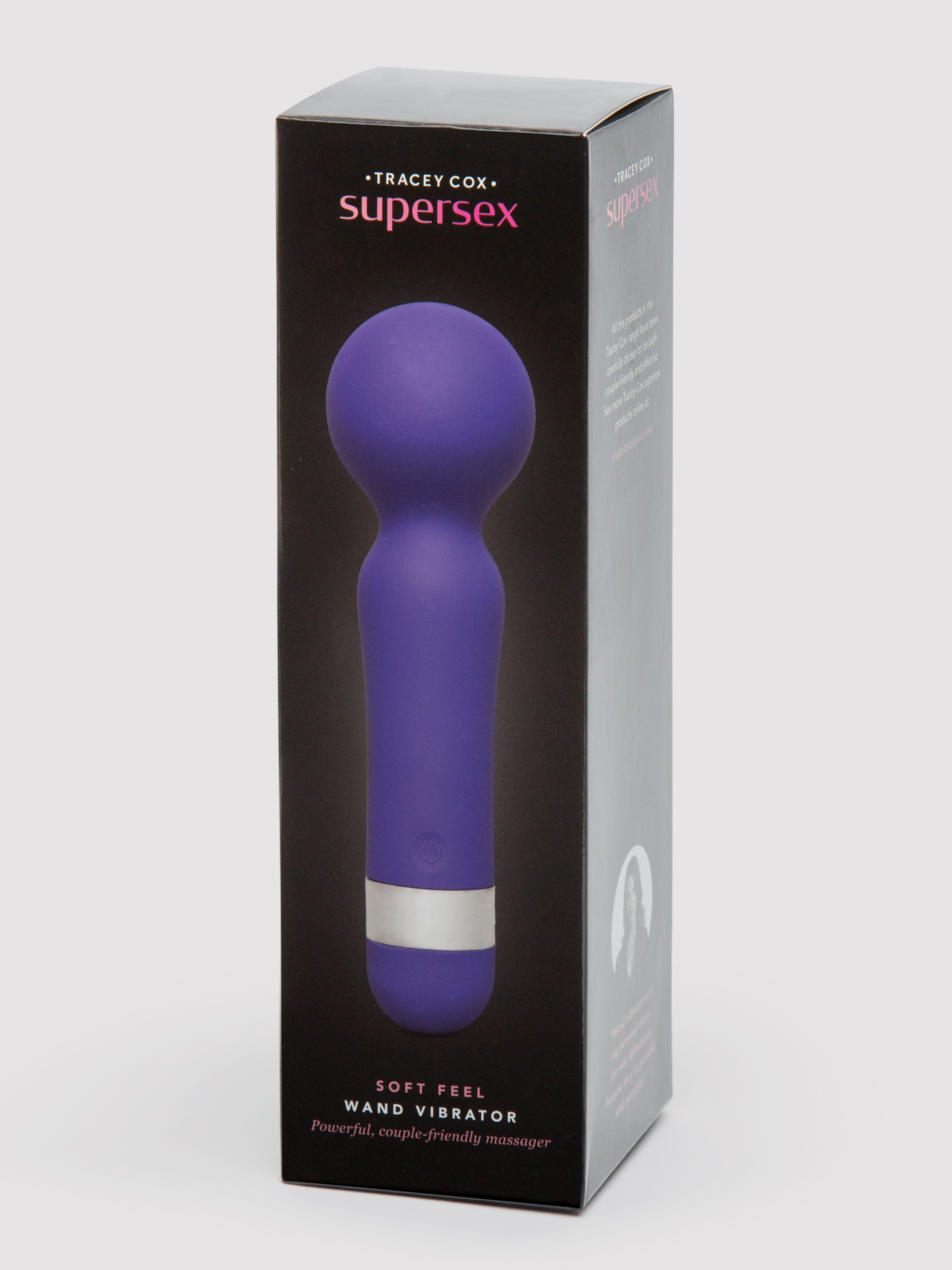 Tracey Cox Supersex Powerful Rechargeable Wand Vibrator, Purple, hi-res