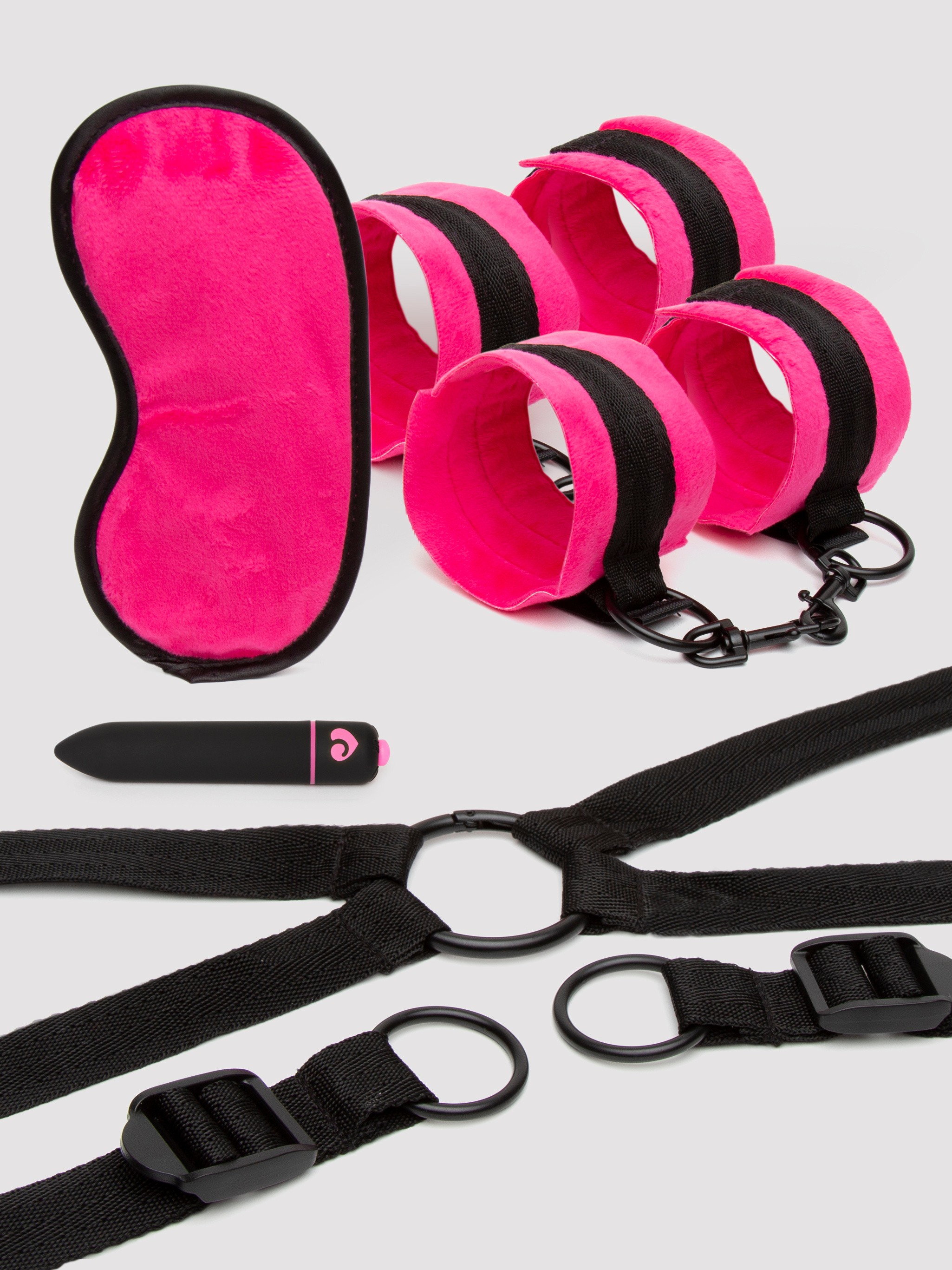 Tracey Cox Supersex Bondage and Toy Kit (4 Piece), Pink, hi-res