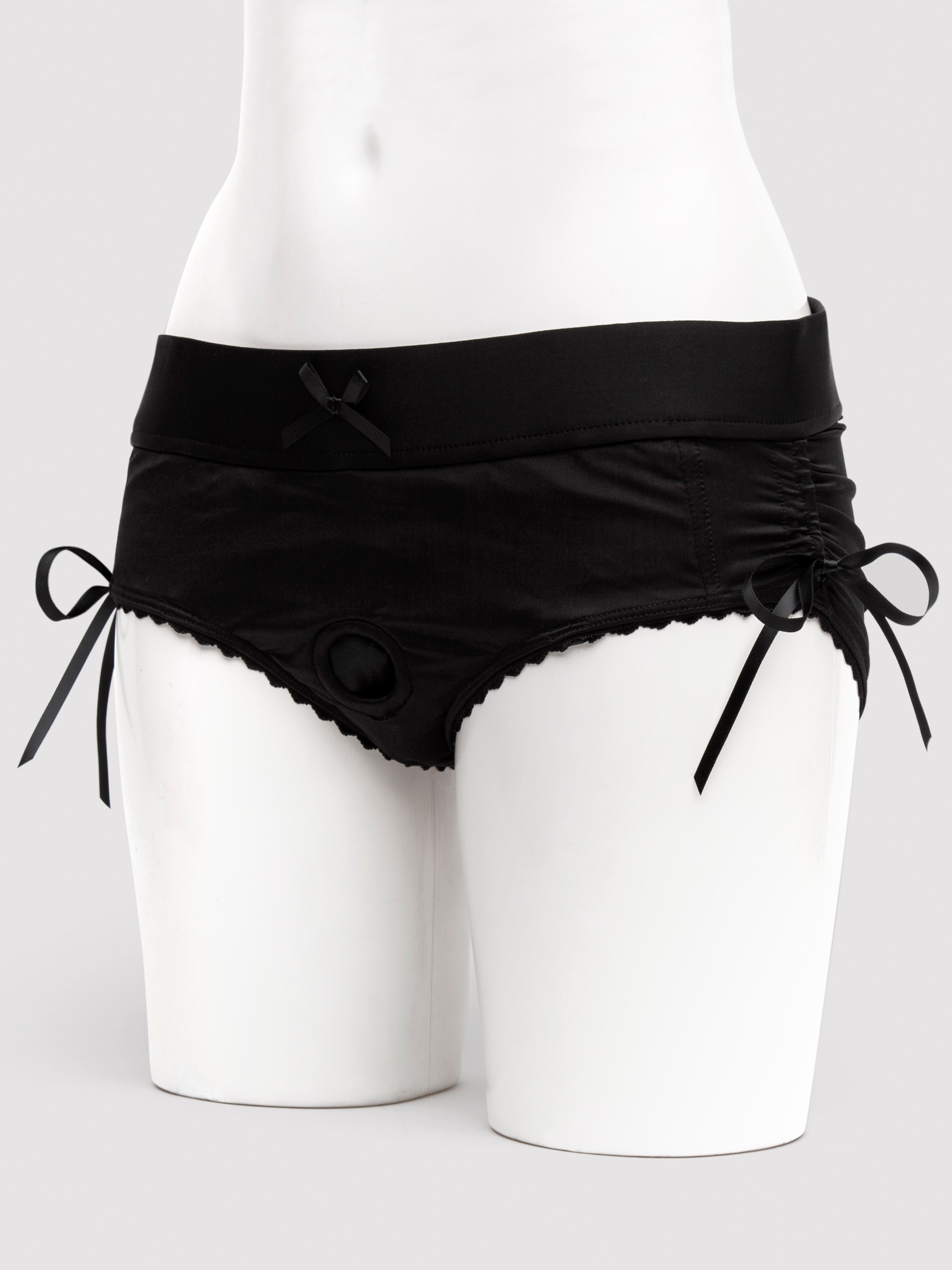 Spareparts Hardwear Black Sasha Strap-On Harness Briefs, Black, hi-res