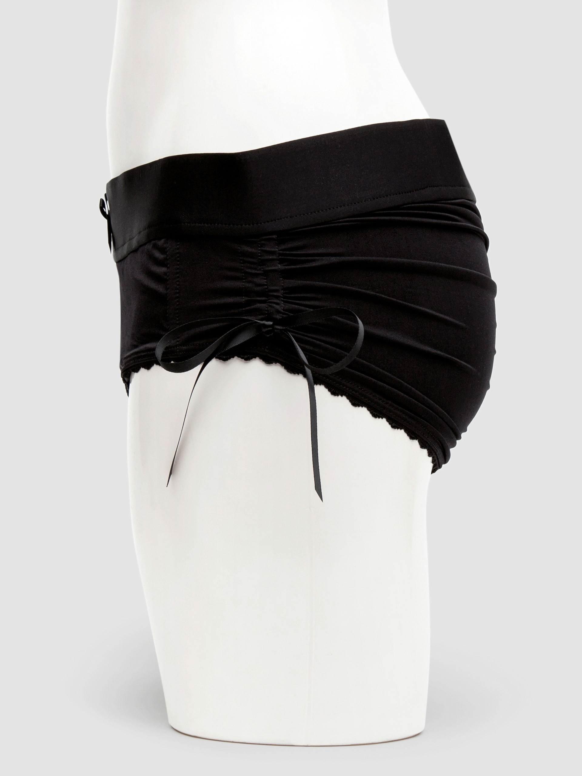 Spareparts Hardwear Black Sasha Strap-On Harness Briefs, Black, hi-res