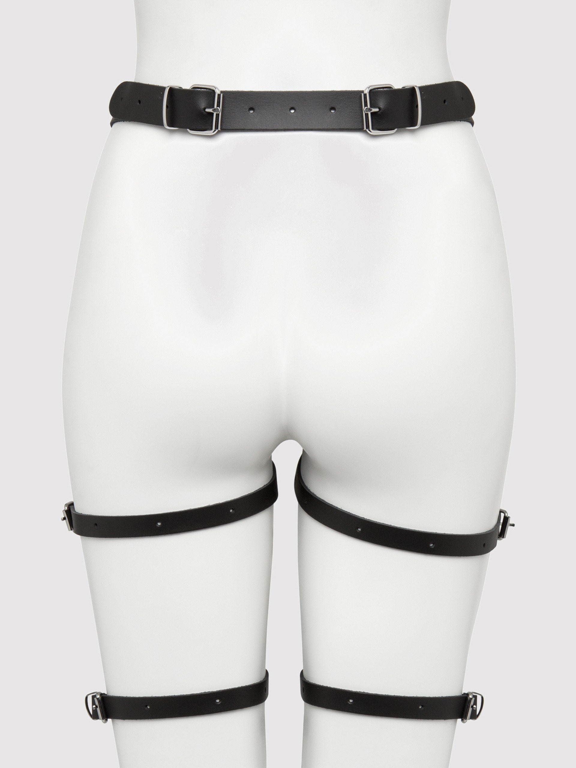 DOMINIX Deluxe Leather Leg Harness, Black, hi-res