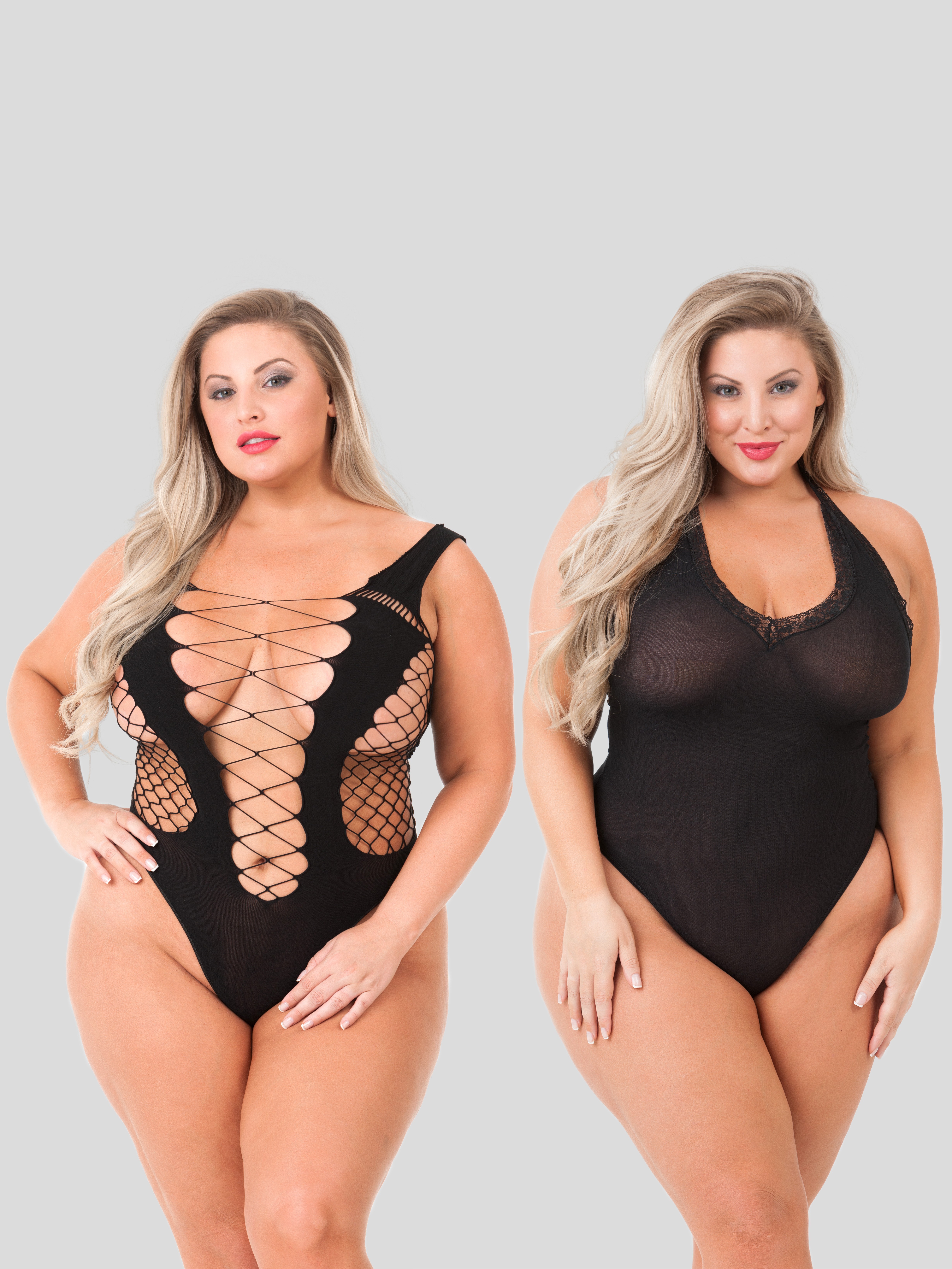 Lovehoney Queen Size Sexy Lingerie Kit (12 Piece), Black, hi-res