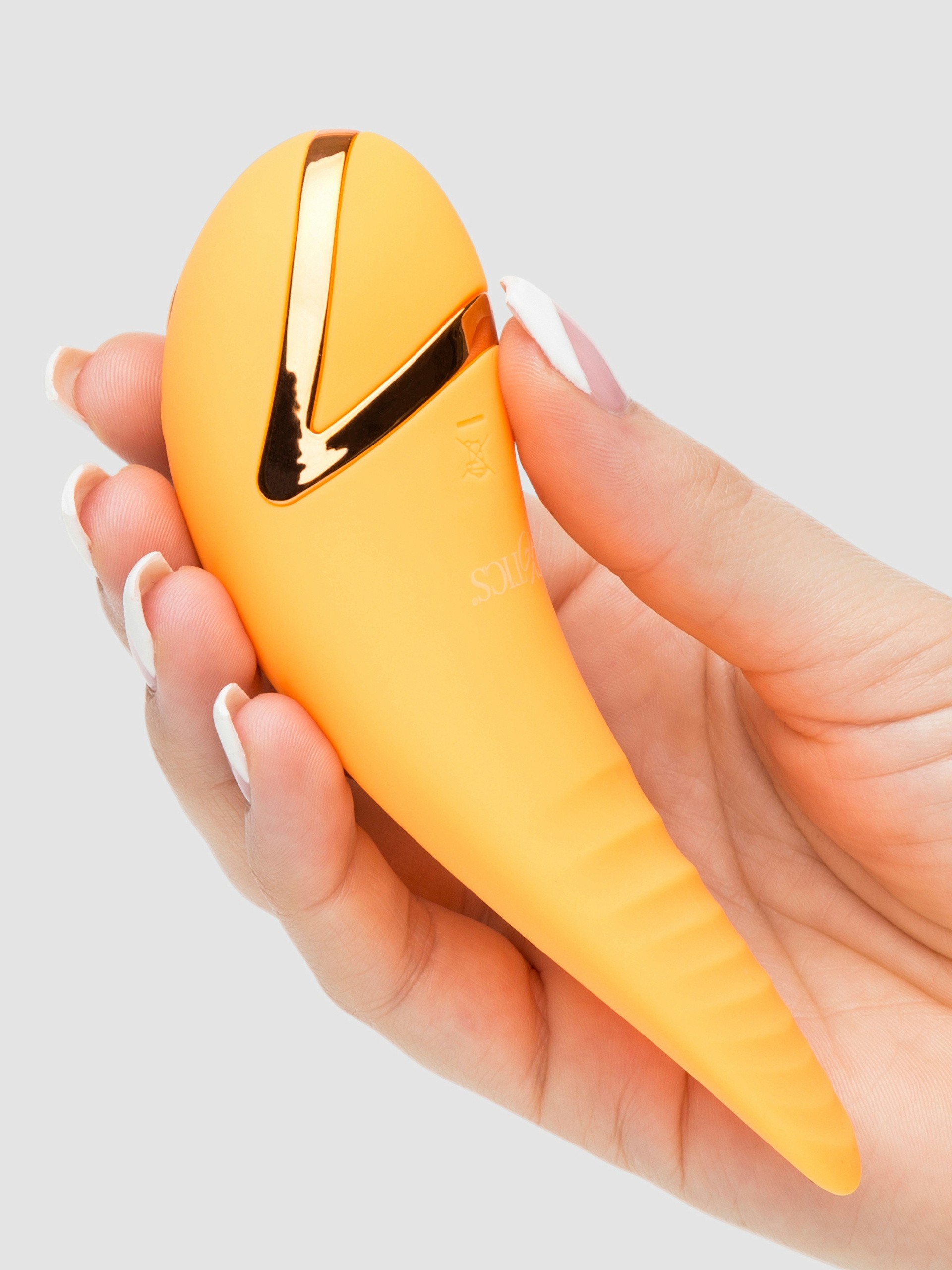 California Dreaming Hollywood Rechargeable Clitoral Vibrator, Yellow, hi-res