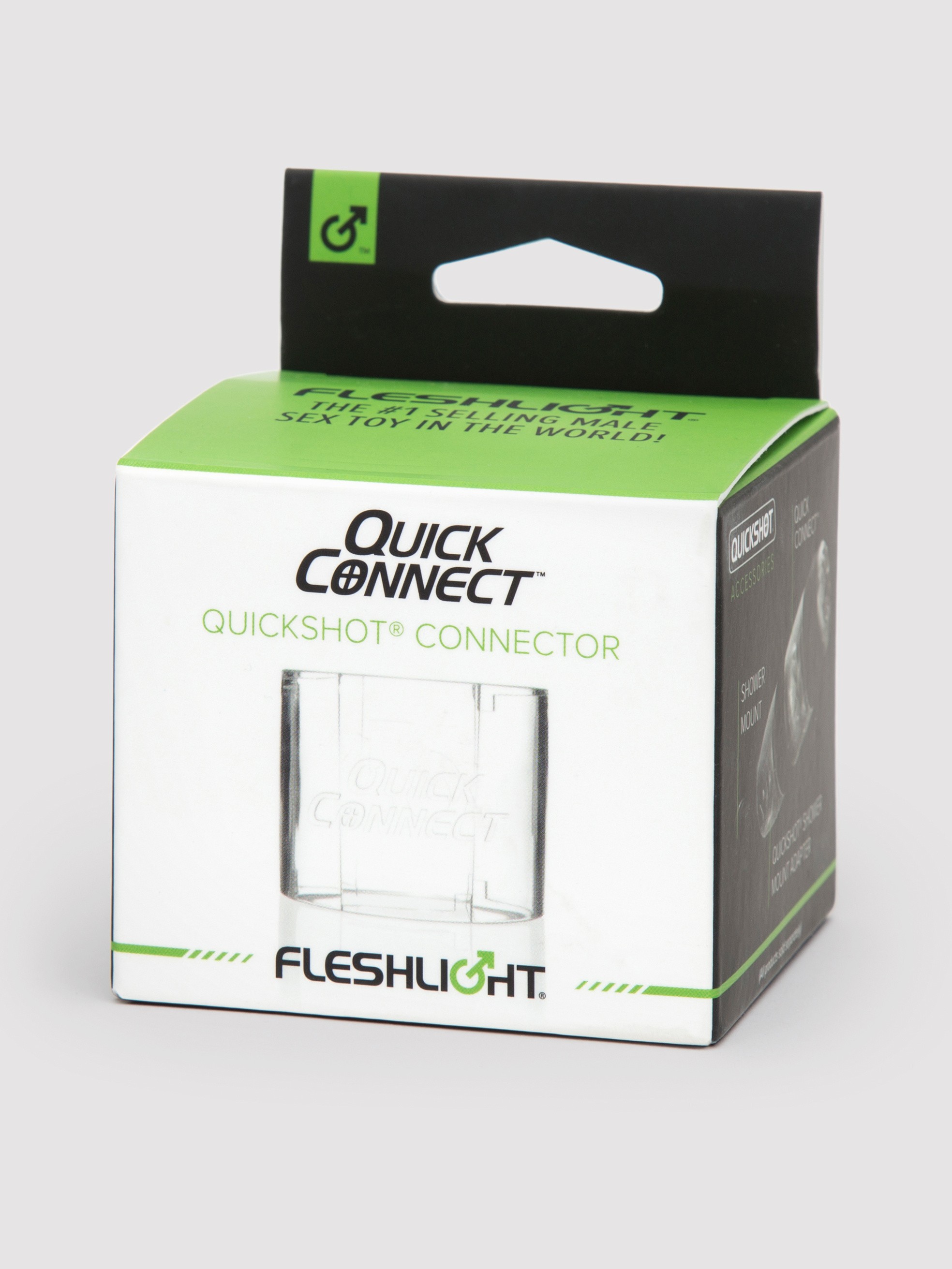 Fleshlight QUICKSHOT Quick Connect, Clear, hi-res