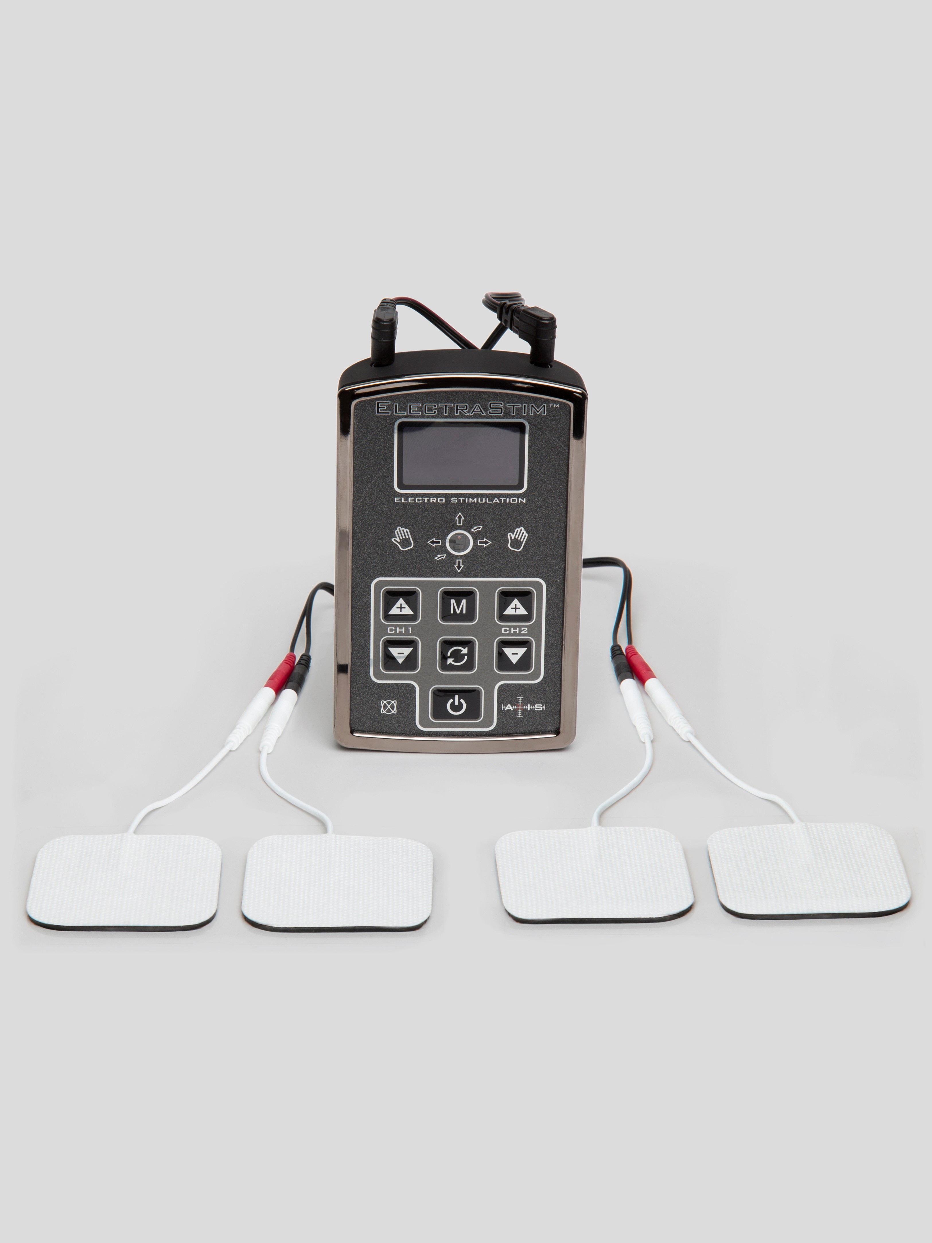 ElectraStim AXIS Electrosex Stimulator and ElectraPads Set, Black, hi-res