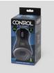 Control Rechargeable Warming Male Masturbator with Turbo Speed, Black, hi-res