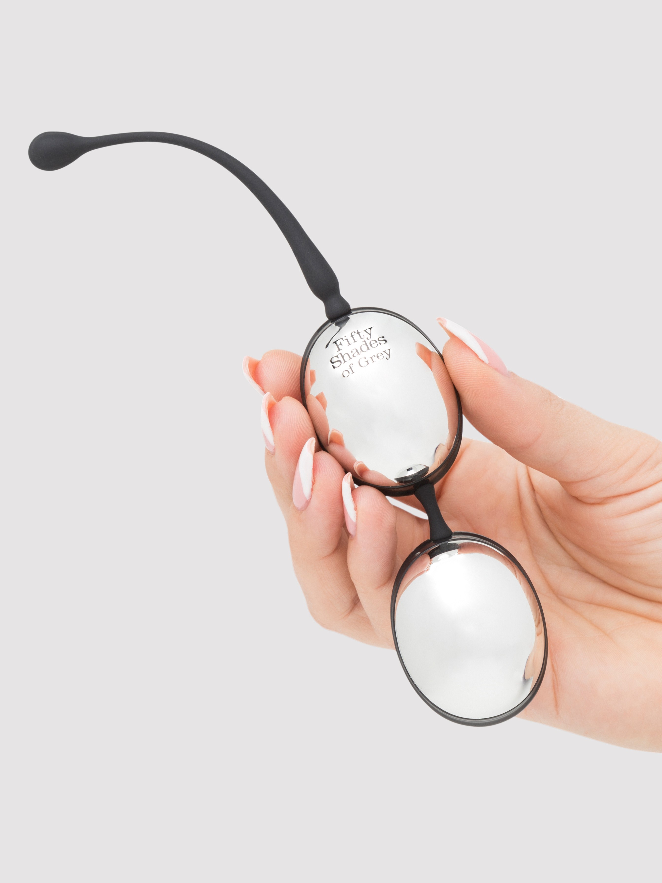 Fifty Shades of Grey Inner Goddess Silver Jiggle Balls 2.3oz, Silver, hi-res