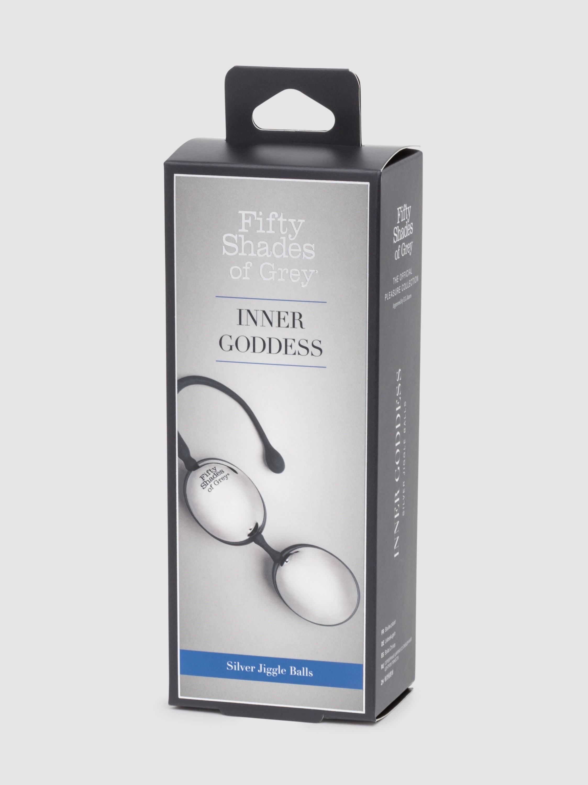 Fifty Shades of Grey Inner Goddess Silver Jiggle Balls 2.3oz, Silver, hi-res