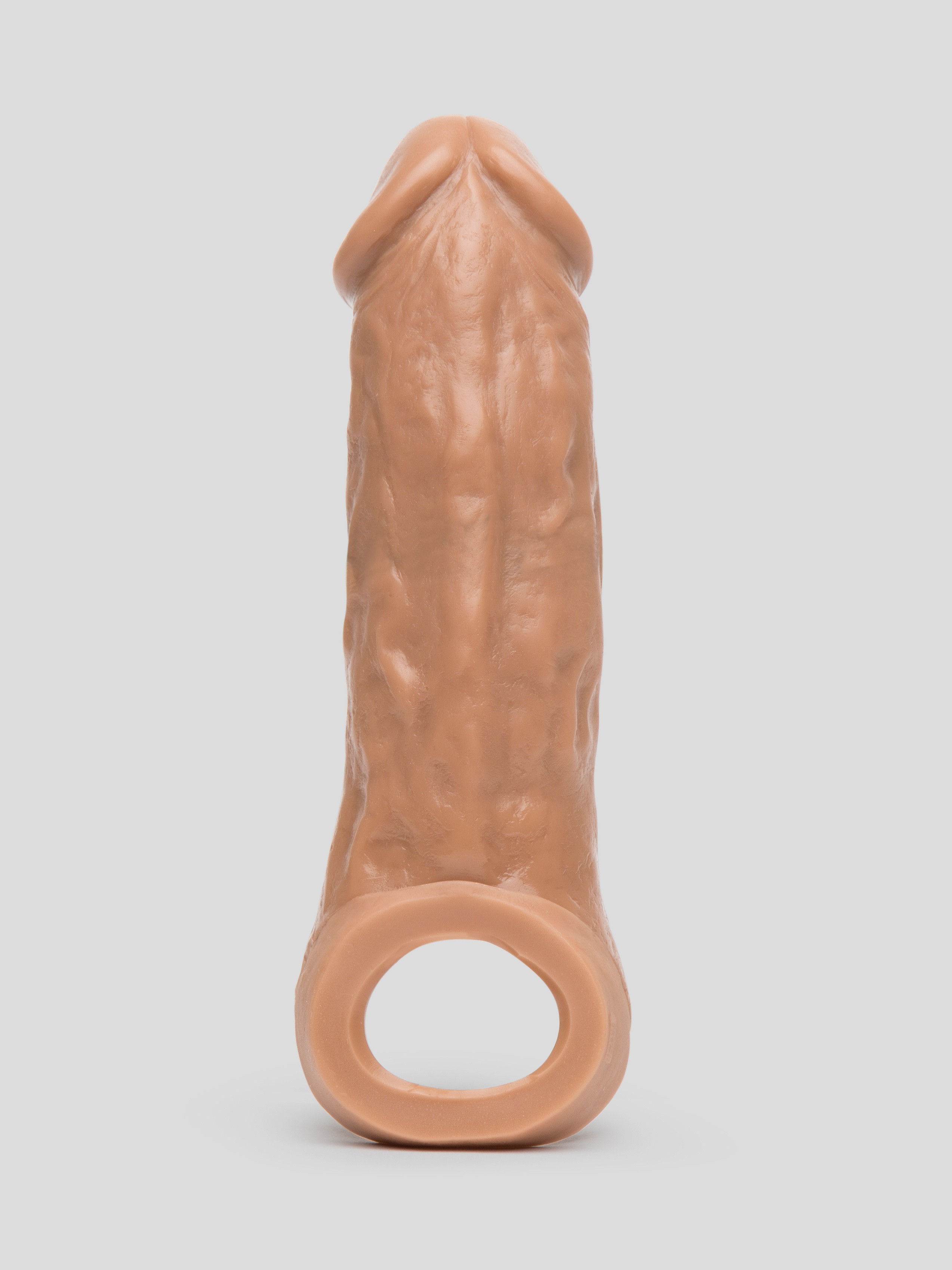 Vixen VixSkin Colossus Silicone Penis Extender 7 Inch, Flesh Tan, hi-res