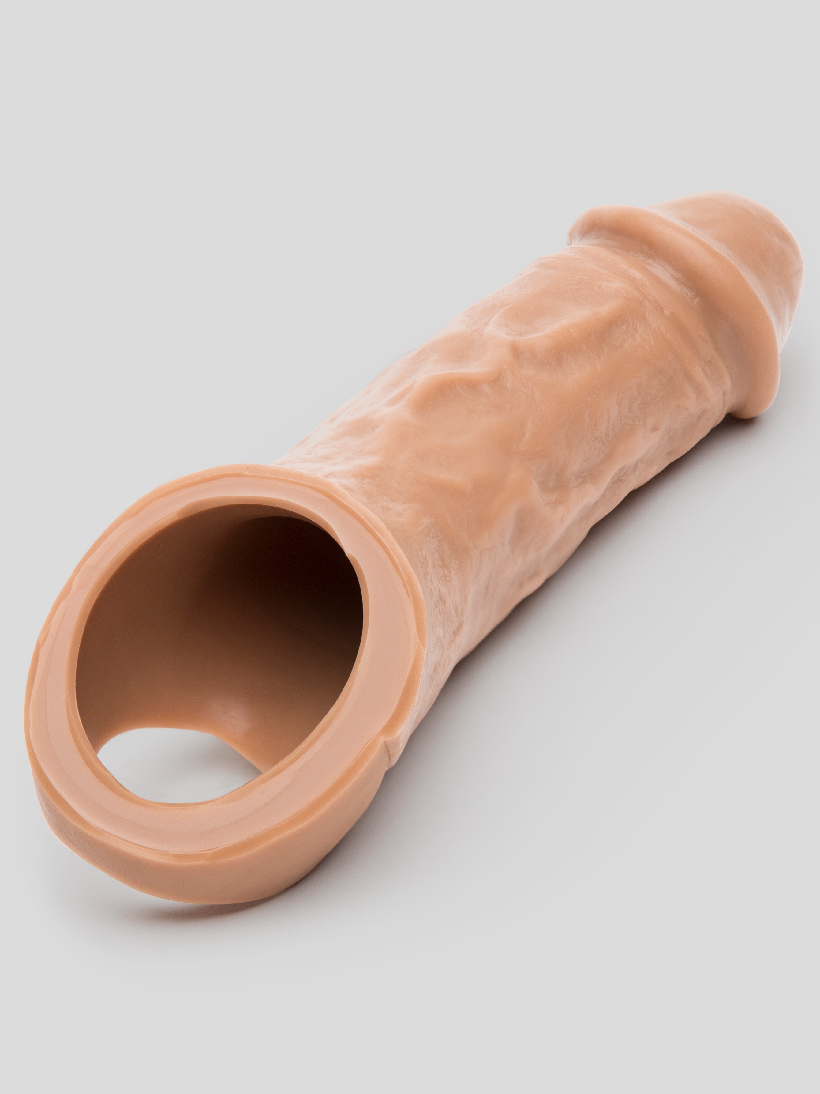 Vixen VixSkin Colossus Silicone Penis Extender 7 Inch, Flesh Tan, hi-res