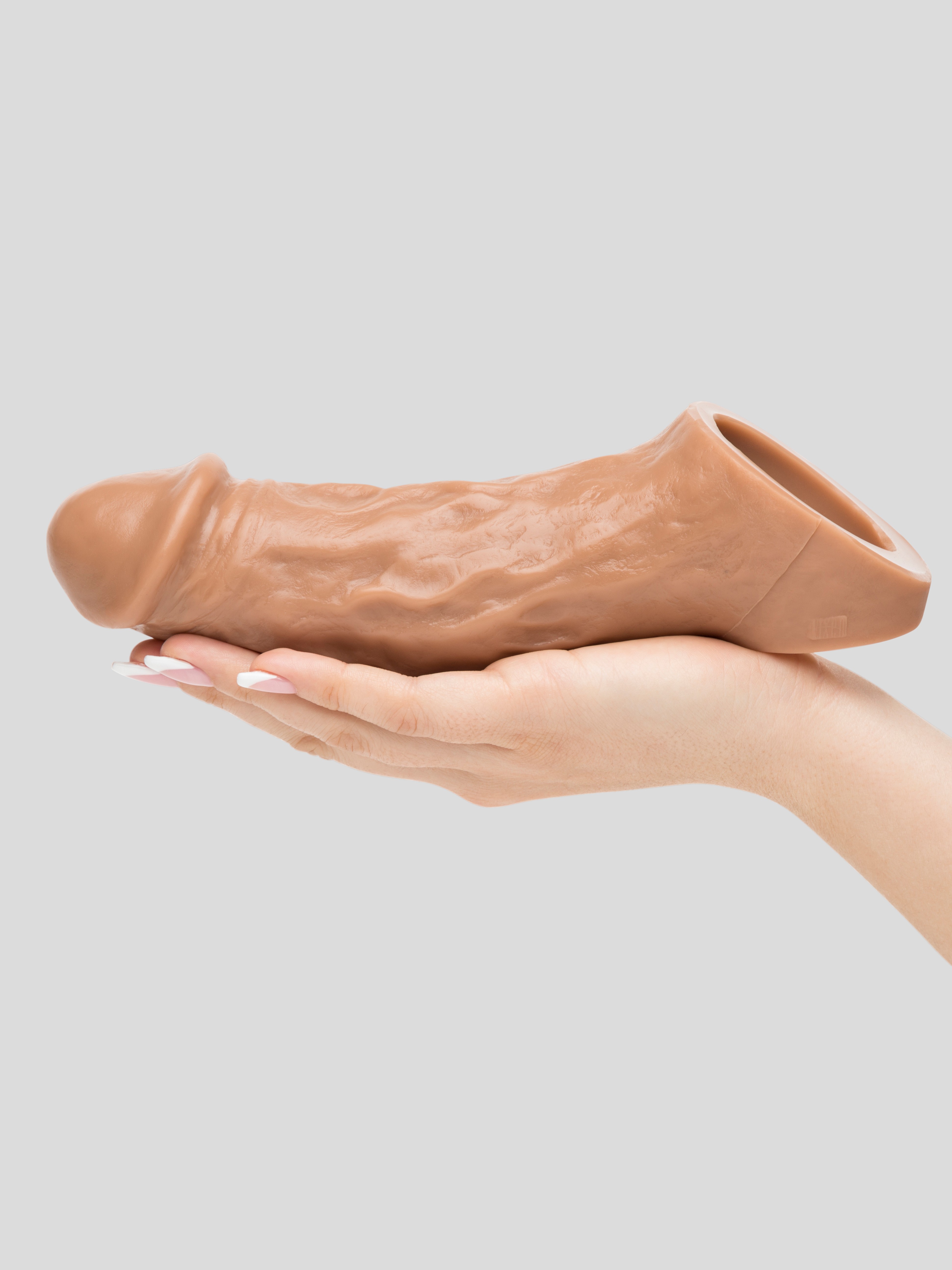 Vixen VixSkin Colossus Silicone Penis Extender 7 Inch, Flesh Tan, hi-res
