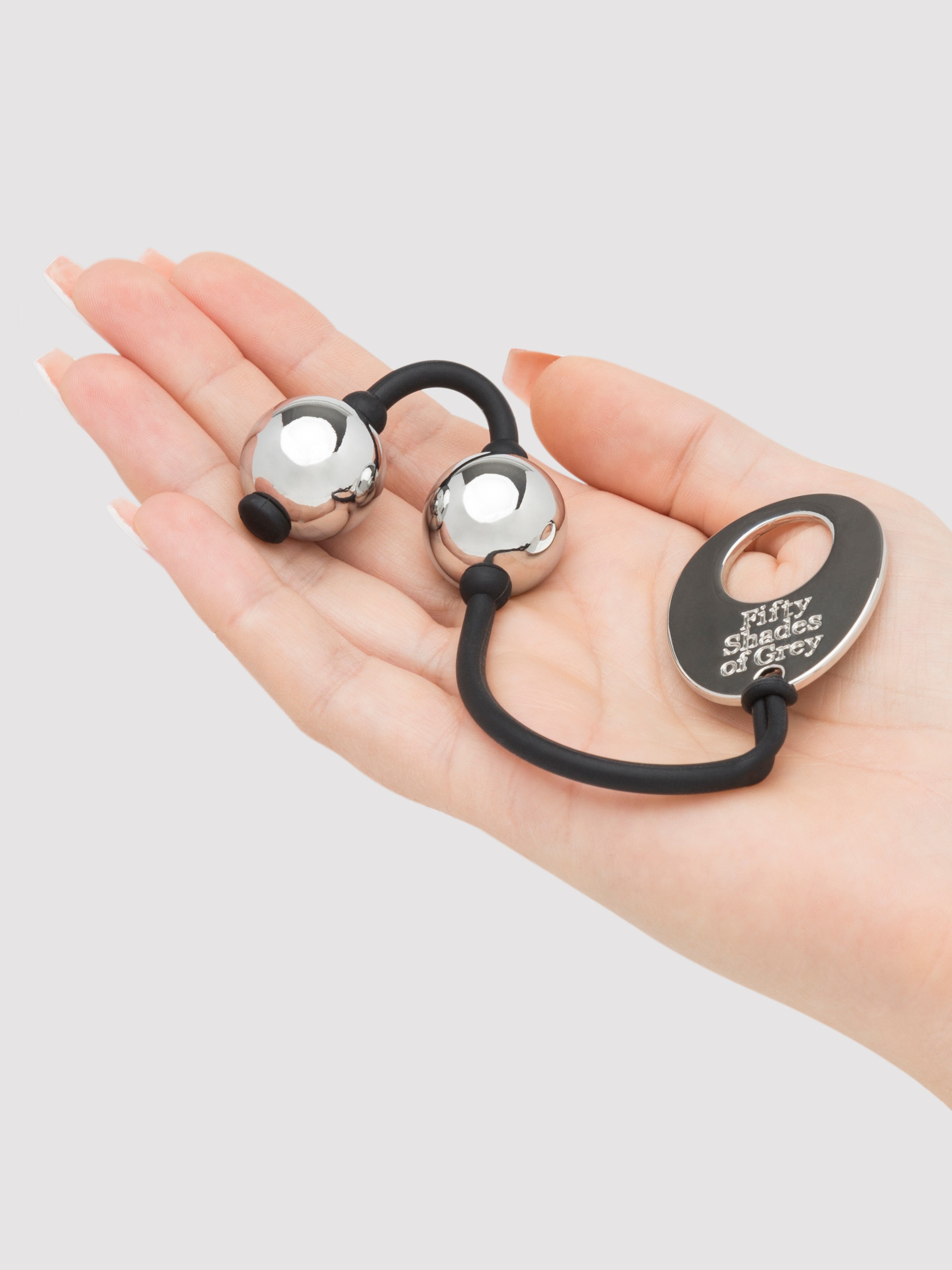 Fifty Shades of Grey Inner Goddess Mini Silver Pleasure Balls 85g, Silver, hi-res