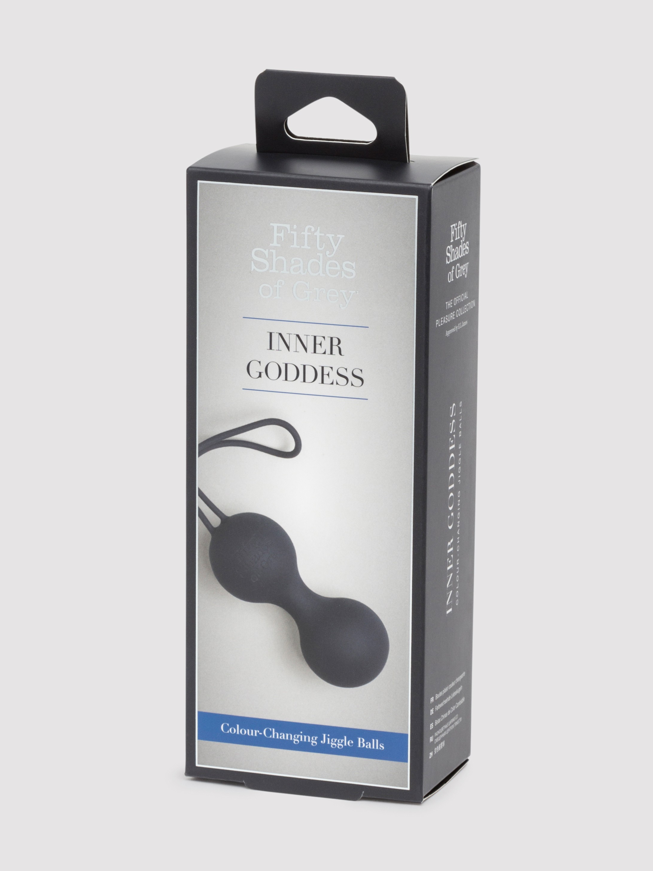 Fifty Shades of Grey Inner Goddess Color-Changing Jiggle Balls 3.1oz, Black, hi-res