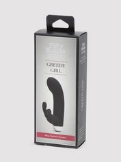 Fifty Shades of Grey Greedy Girl Mini Rabbit Vibrator, Black, hi-res