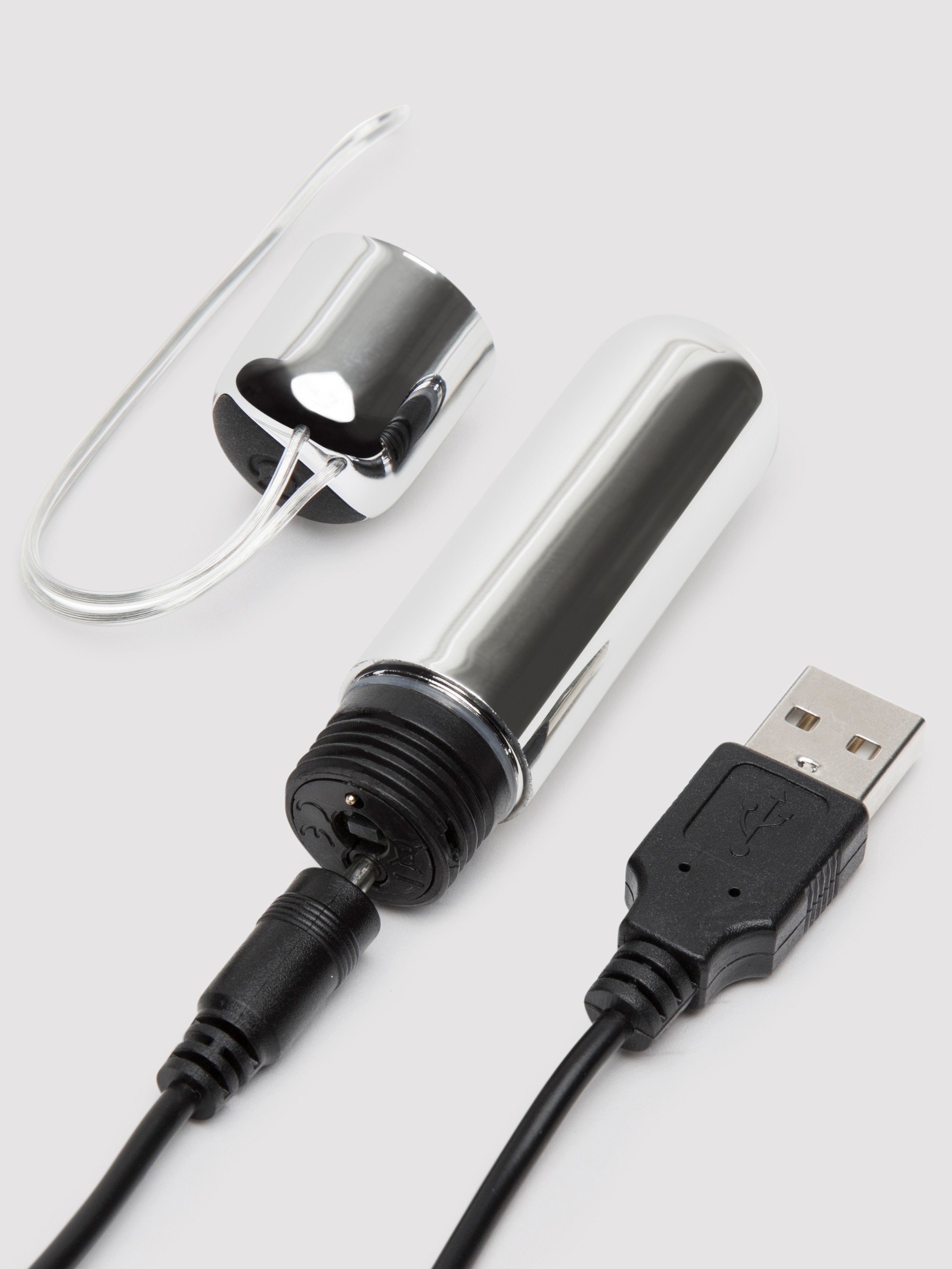 Fifty Shades of Grey Relentless Vibrations Remote Bullet Vibrator, Black, hi-res