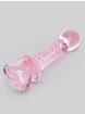 Lovehoney Heart Twist Textured Sensual Glass Anal Prober 5 Inch, Pink, hi-res