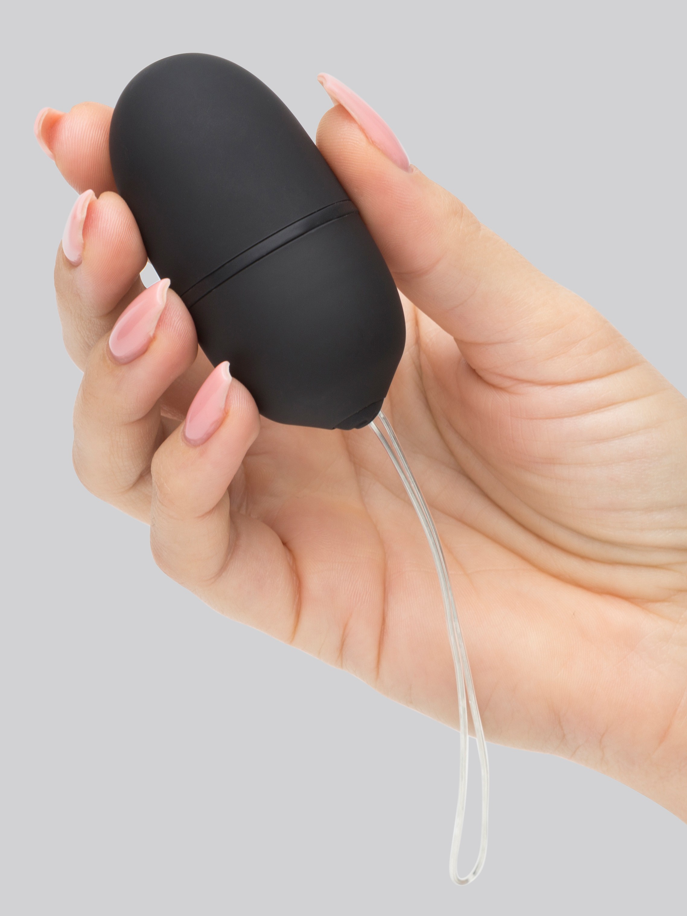 Happy Rabbit Remote Control Love Egg Vibrator, Black, hi-res