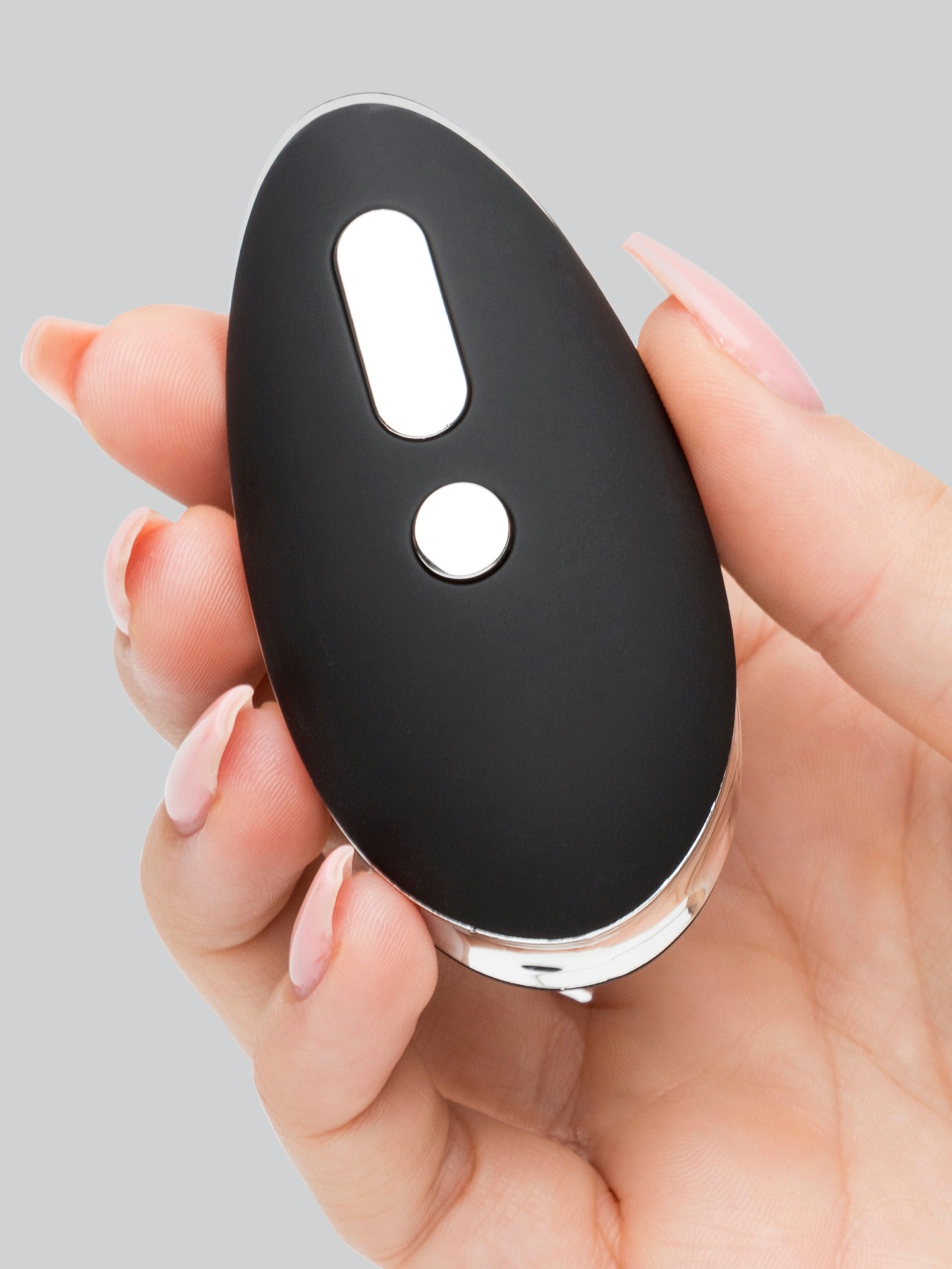 Happy Rabbit Remote Control Love Egg Vibrator, Black, hi-res