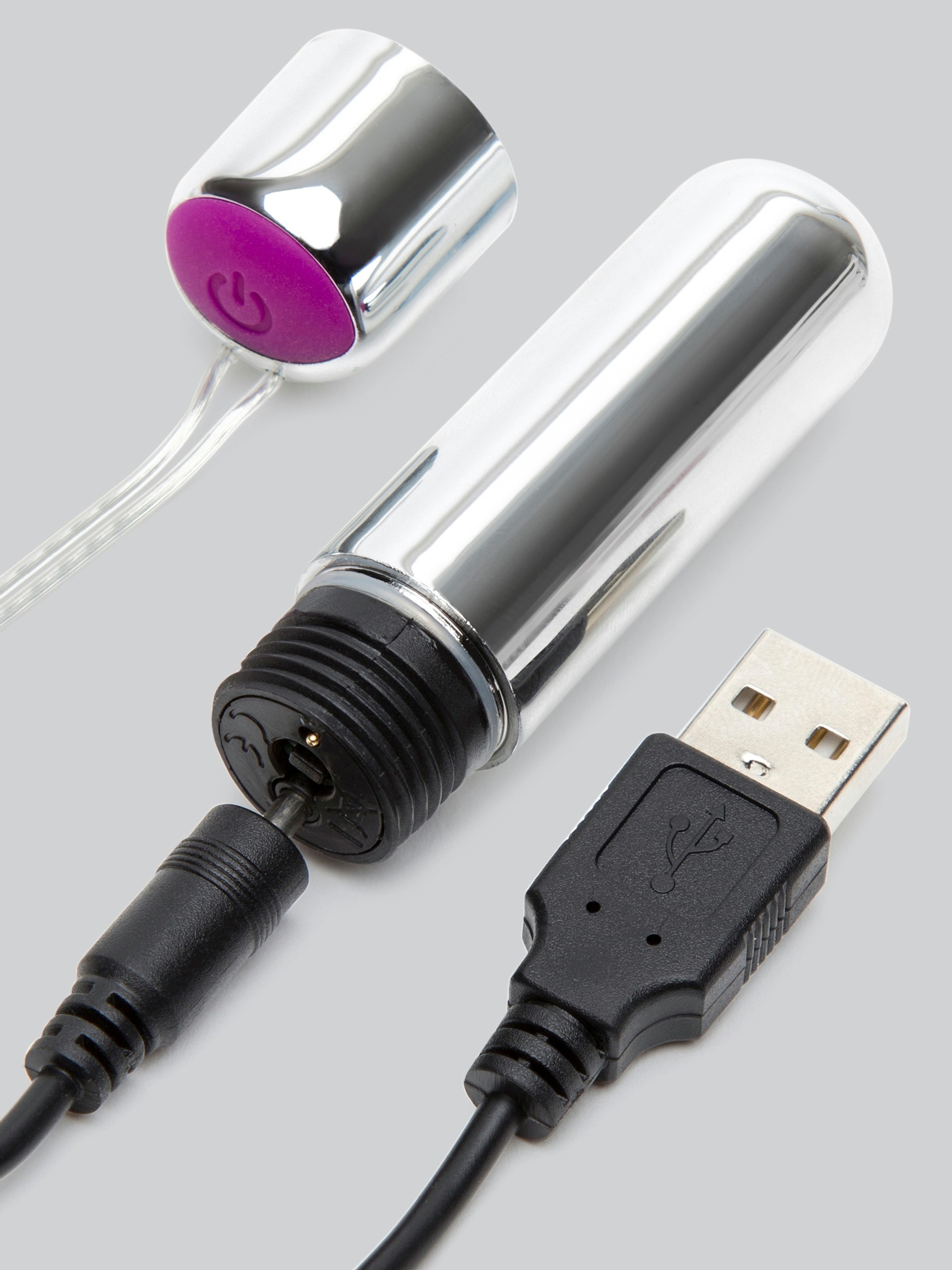 Happy Rabbit Remote Control Cock Ring, Purple, hi-res