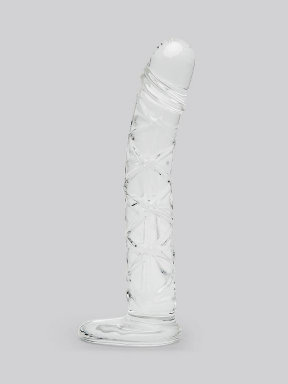 Consolador Sensual de Vidrio Texturizado Fino y Realista 16,5 cm de Lovehoney, Claro, hi-res