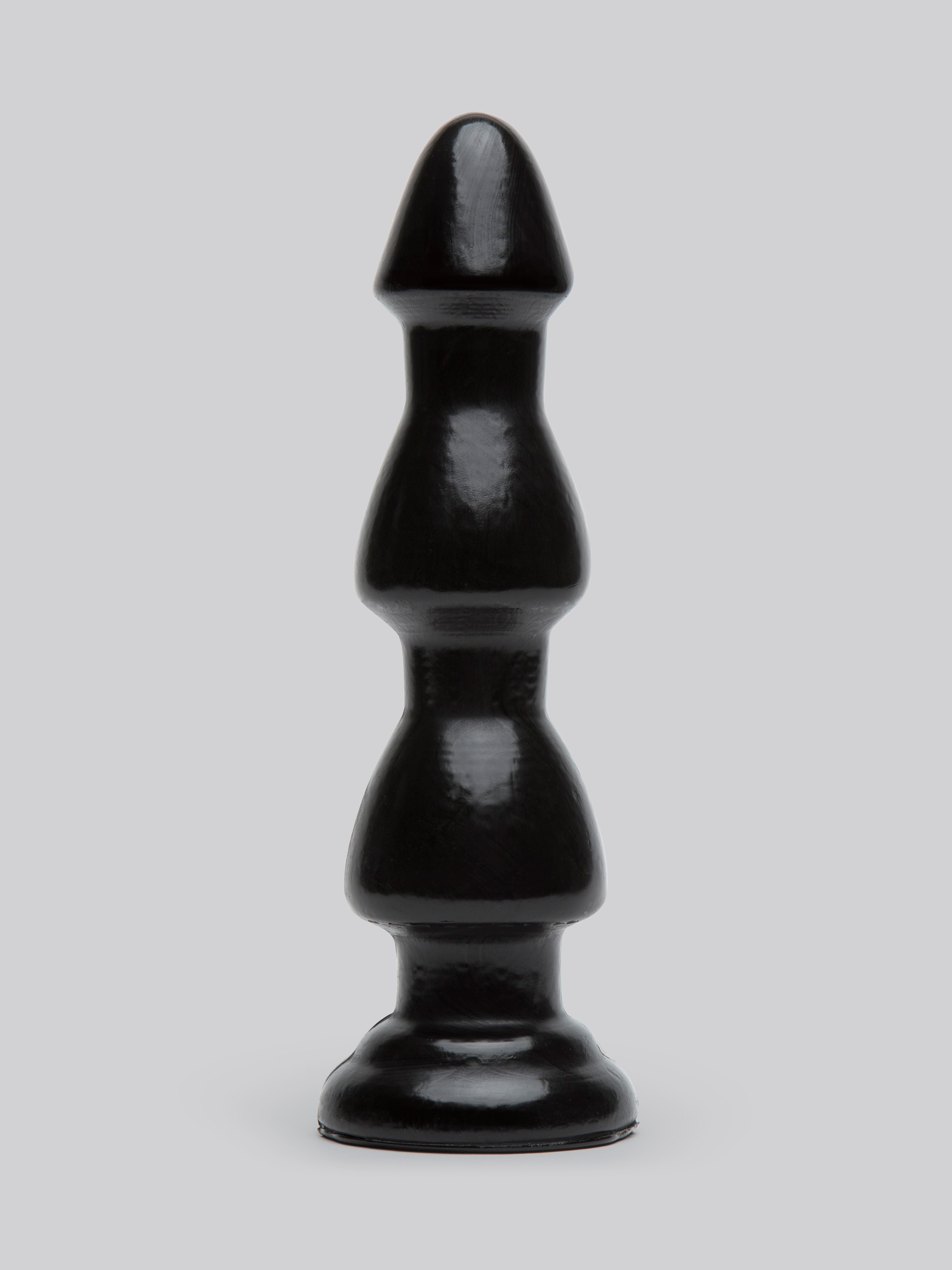 WAD 3 Bangs for Your Butt Anal Dildo 7.5 Inch, Black, hi-res