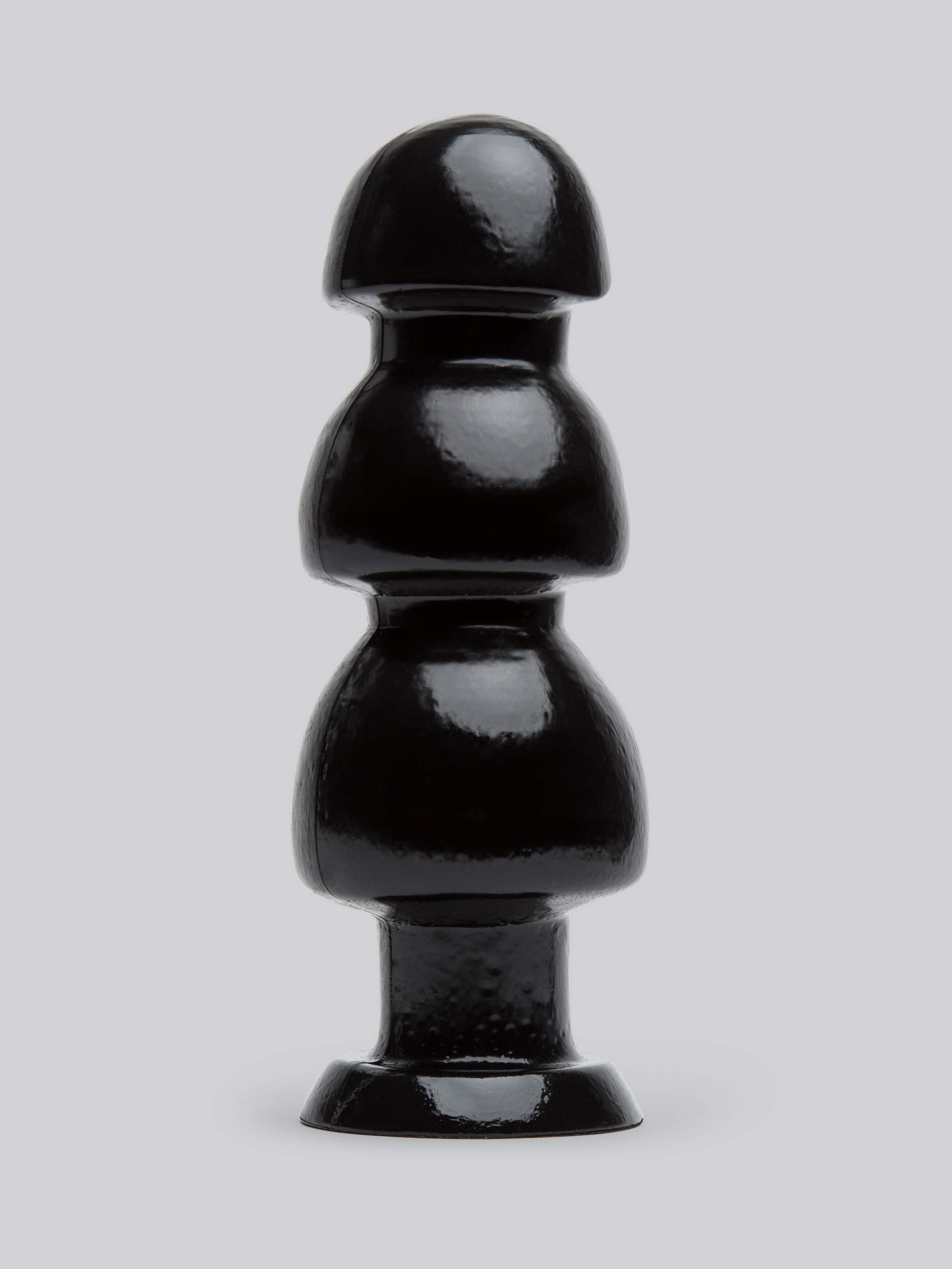 WAD 3 Bangs for Your Butt Large Anal Dildo 10.5 Inch, Black, hi-res