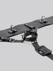 DOMINIX Deluxe Leather Forced Orgasm Belt, Black, hi-res