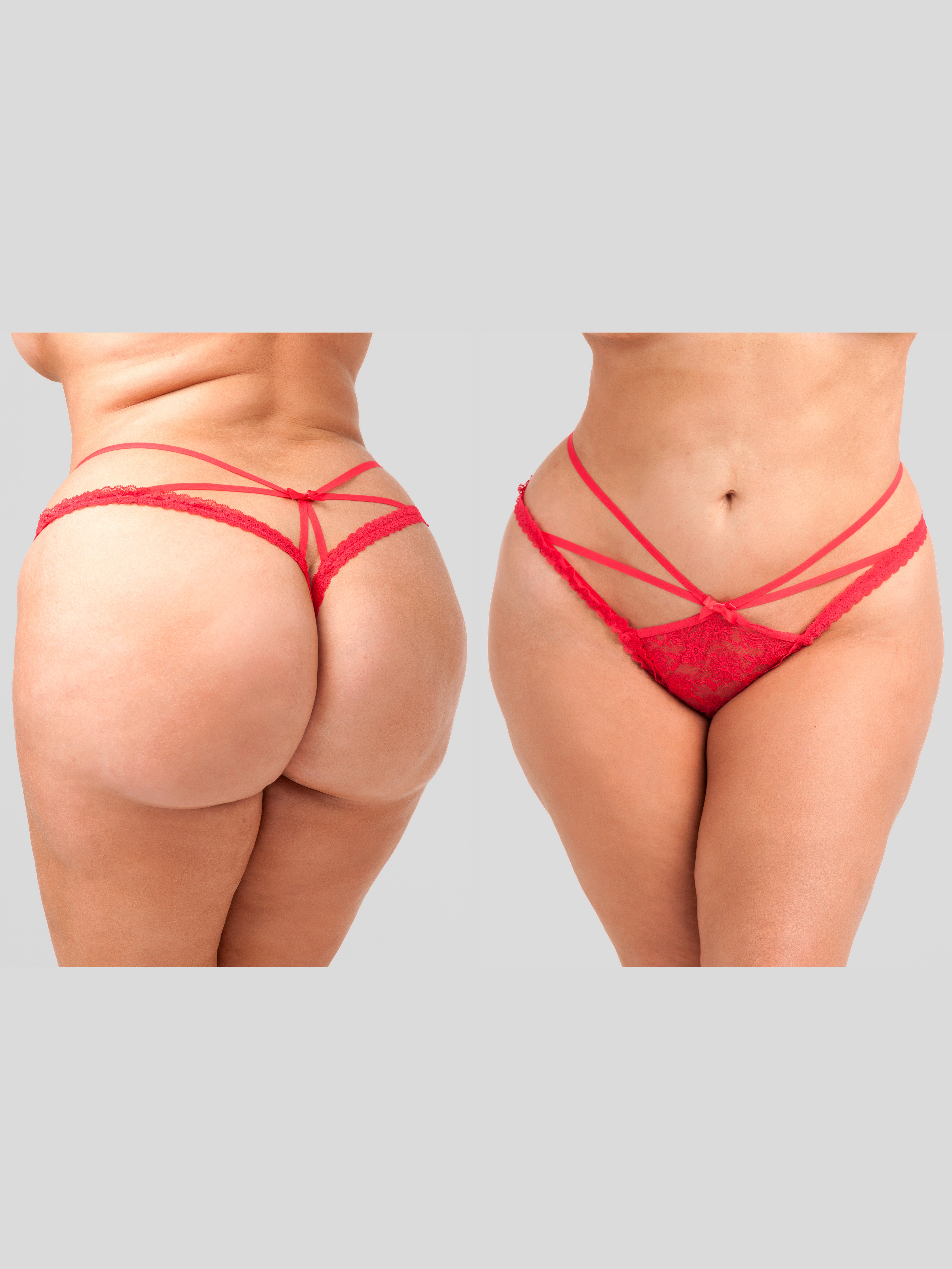 Lovehoney Plus Size Nights of the Week Knickers Gift Set (7 Piece), Black, hi-res