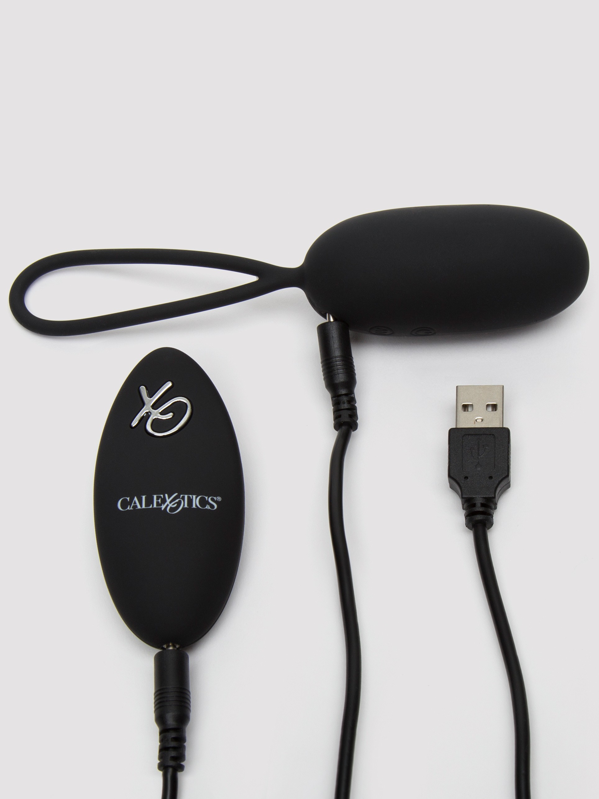 12 Function Remote Control Rechargeable Wearable Love Egg Vibrator, Black, hi-res