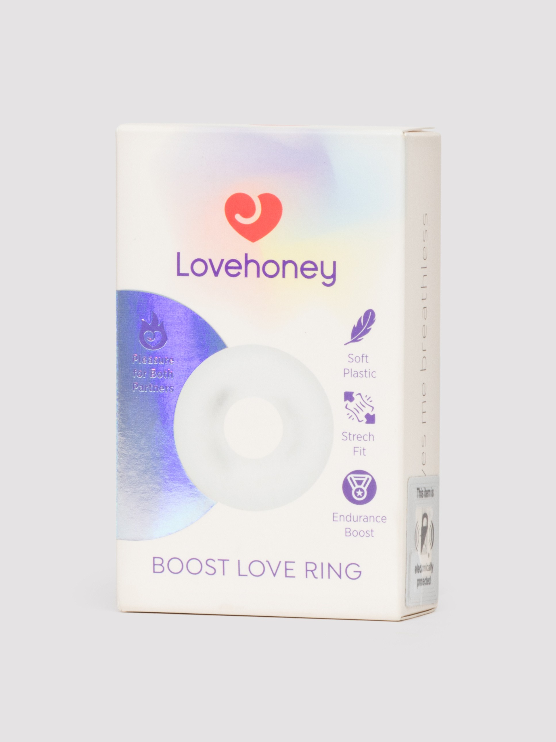 Lovehoney Boost Comfort Cushion Love Ring, Clear, hi-res