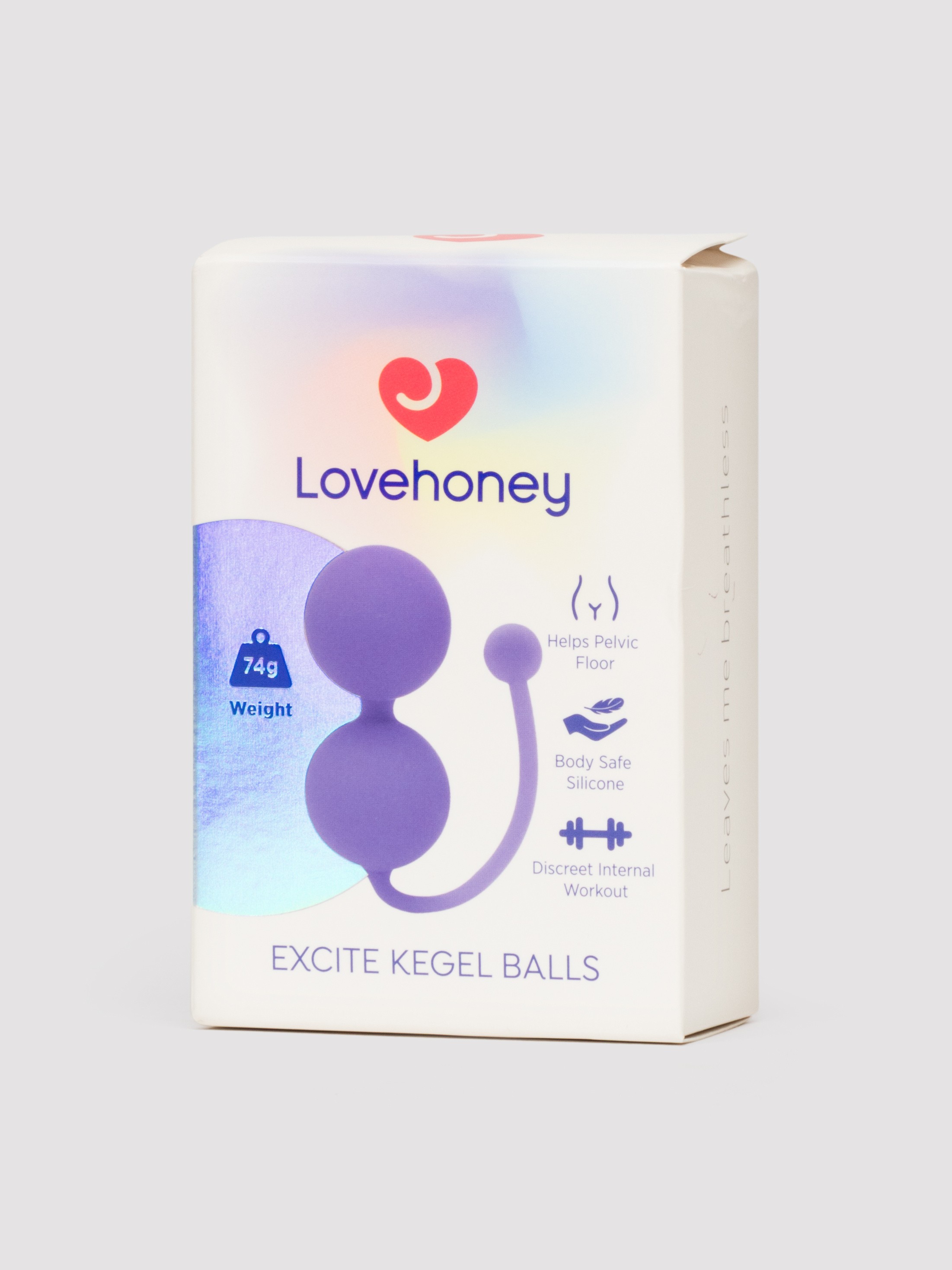Lovehoney Excite Silicone Pleasure Balls 74g, Purple, hi-res