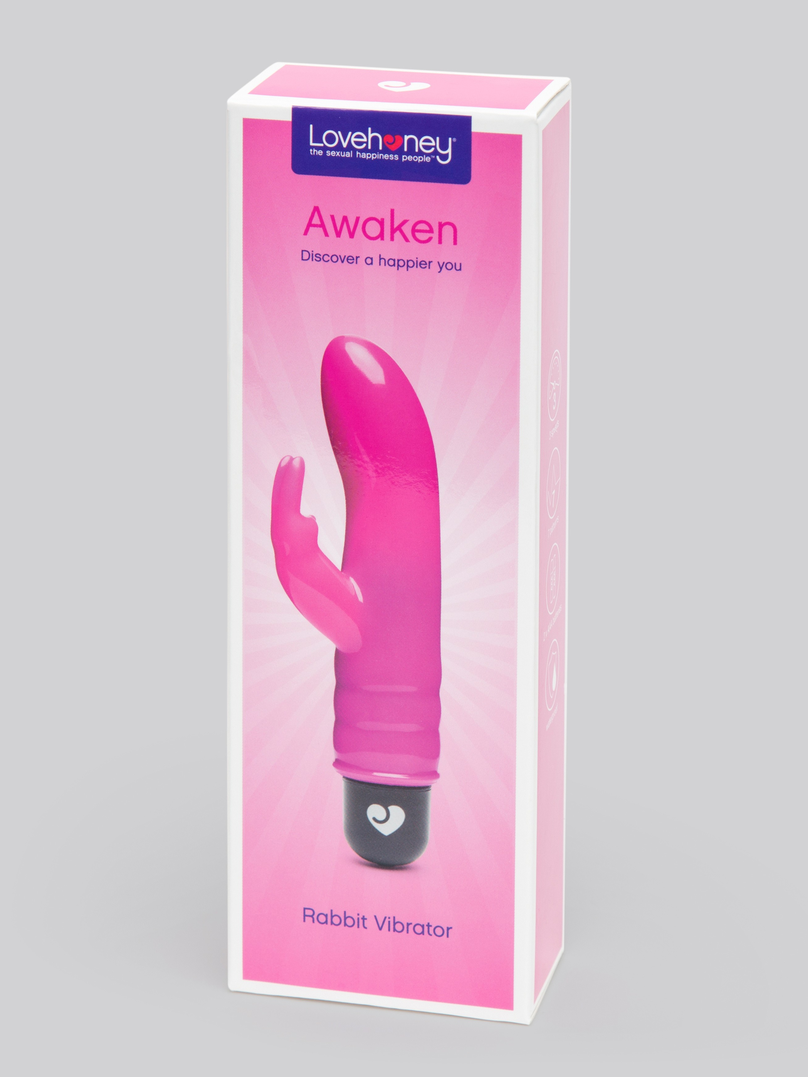 Lovehoney Awaken 10 Function Rabbit Vibrator, Pink, hi-res