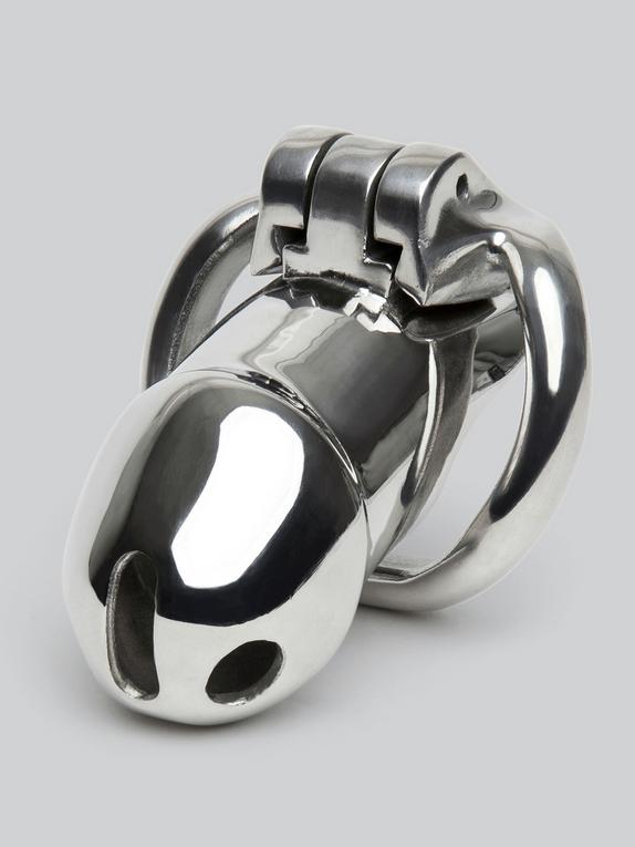 Master Series Rikers Stainless Steel Locking Chastity Cage