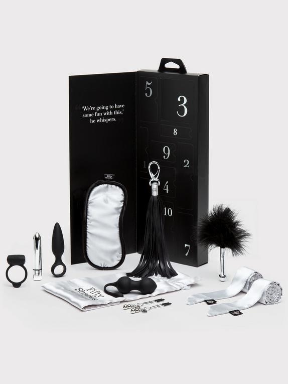 Fifty Shades of Grey Pleasure Overload 10 Days of Play Gift Set, Black, hi-res