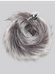DOMINIX Deluxe Stainless Steel Small Faux Silver Fox Tail Butt Plug, Silver, hi-res