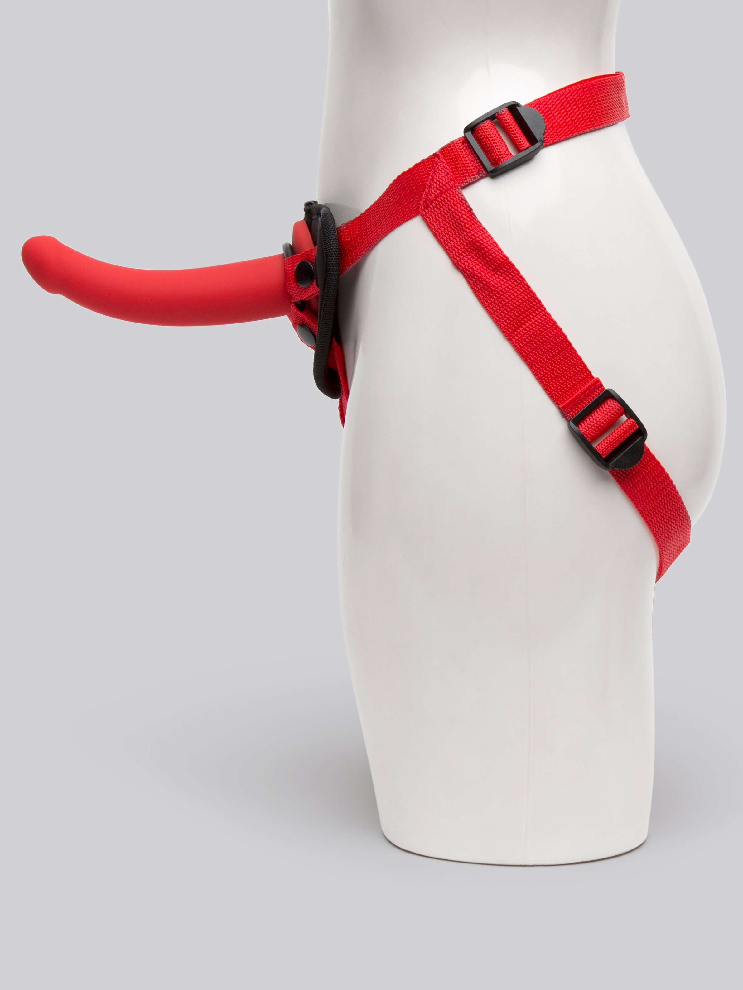 Lovehoney Advanced Unisex Strap-On Harness Kit (3 Piece) , Red, hi-res