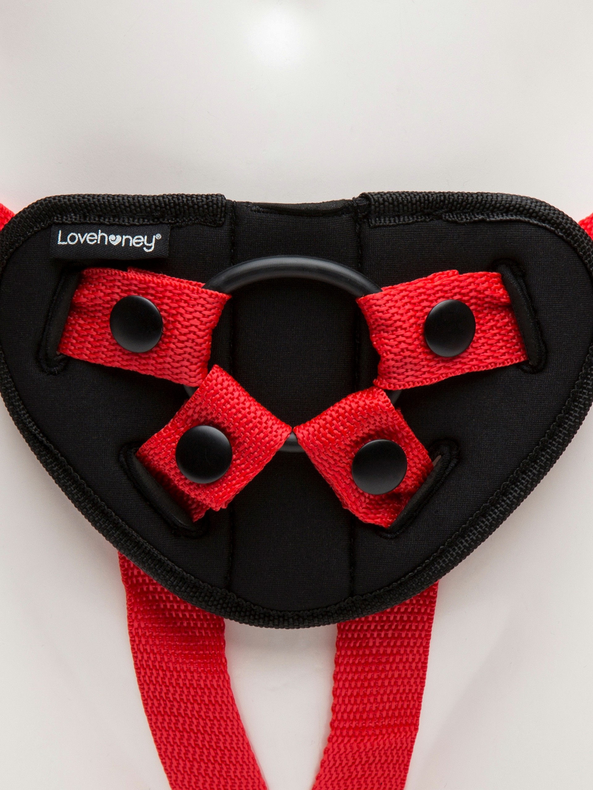 Lovehoney Advanced Unisex Strap-On Harness Kit (3 Piece) , Red, hi-res