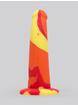 Gode ventouse courbé silicone Earth and Fire 18 cm, Lovehoney, Orange, hi-res