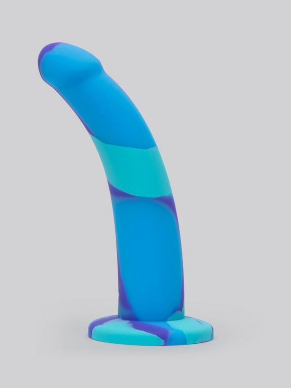 Lovehoney Air and Water Curved Silicone Suction Cup Dildo 7 Inch , , hi-res