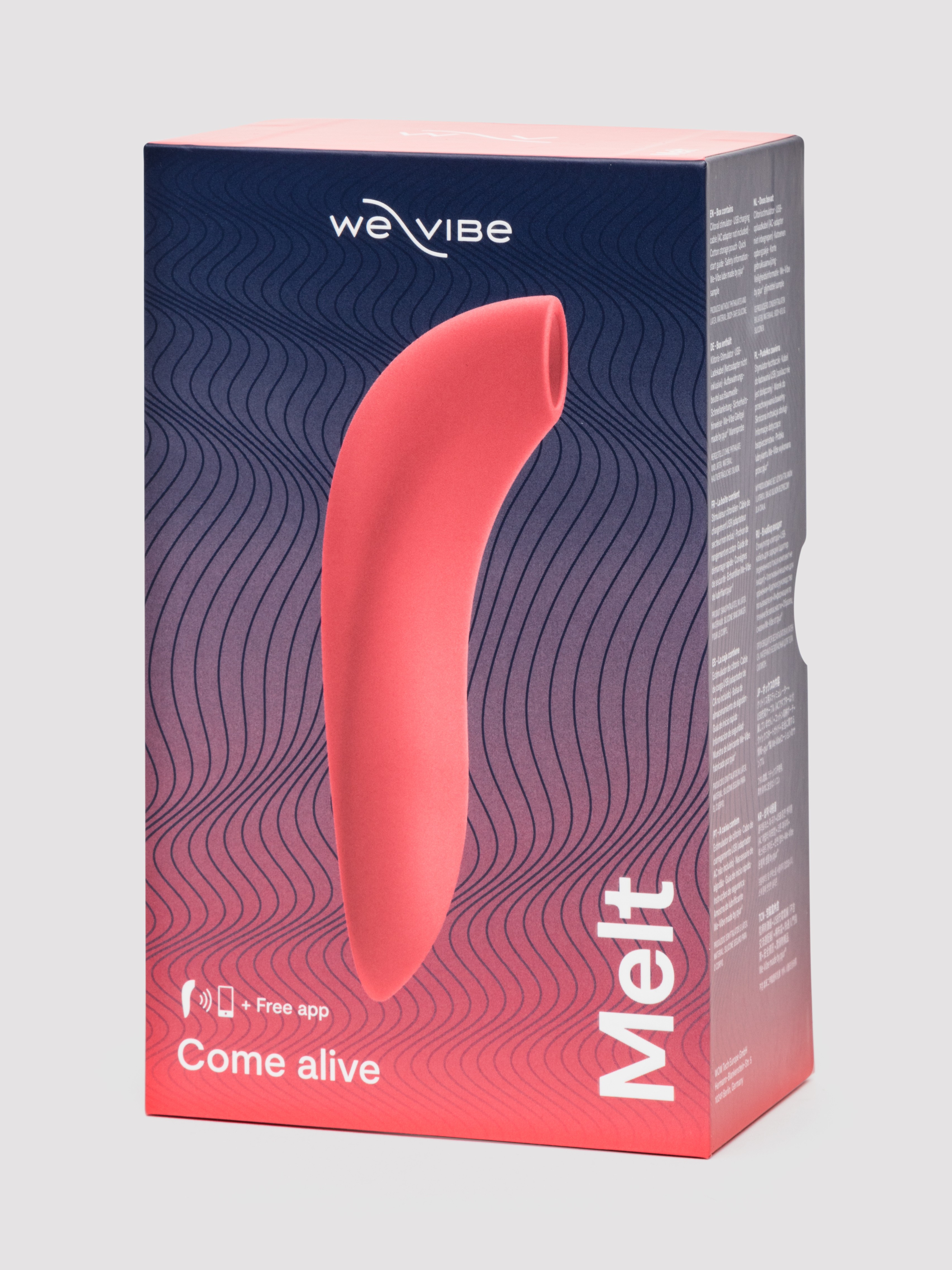 We-Vibe Melt App Controlled Rechargeable Clitoral Stimulator, Pink, hi-res