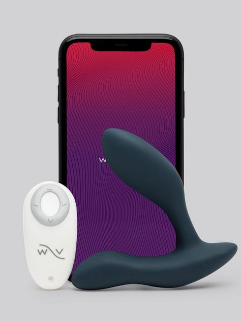 We-Vibe Vector App and Remote Controlled Rechargeable Prostate Massager, Grey, hi-res